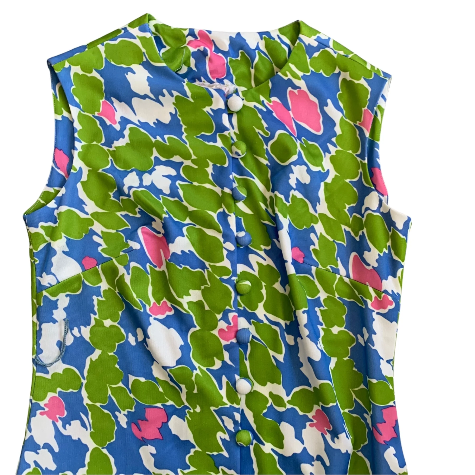 60s/70s Kay Windsor Ilgwu Mod Retro Maxi Dress Usa By Kay Windsor - Image 9