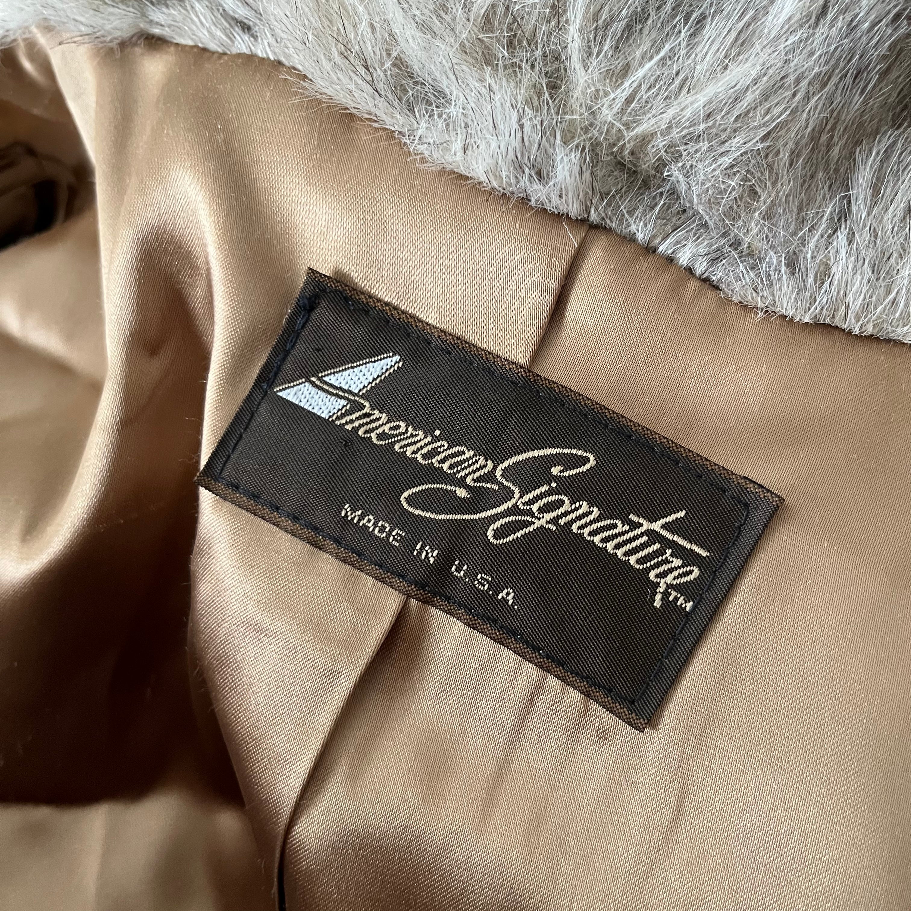 60s/70s Long Faux Fur Coat By American Signature - Image 11