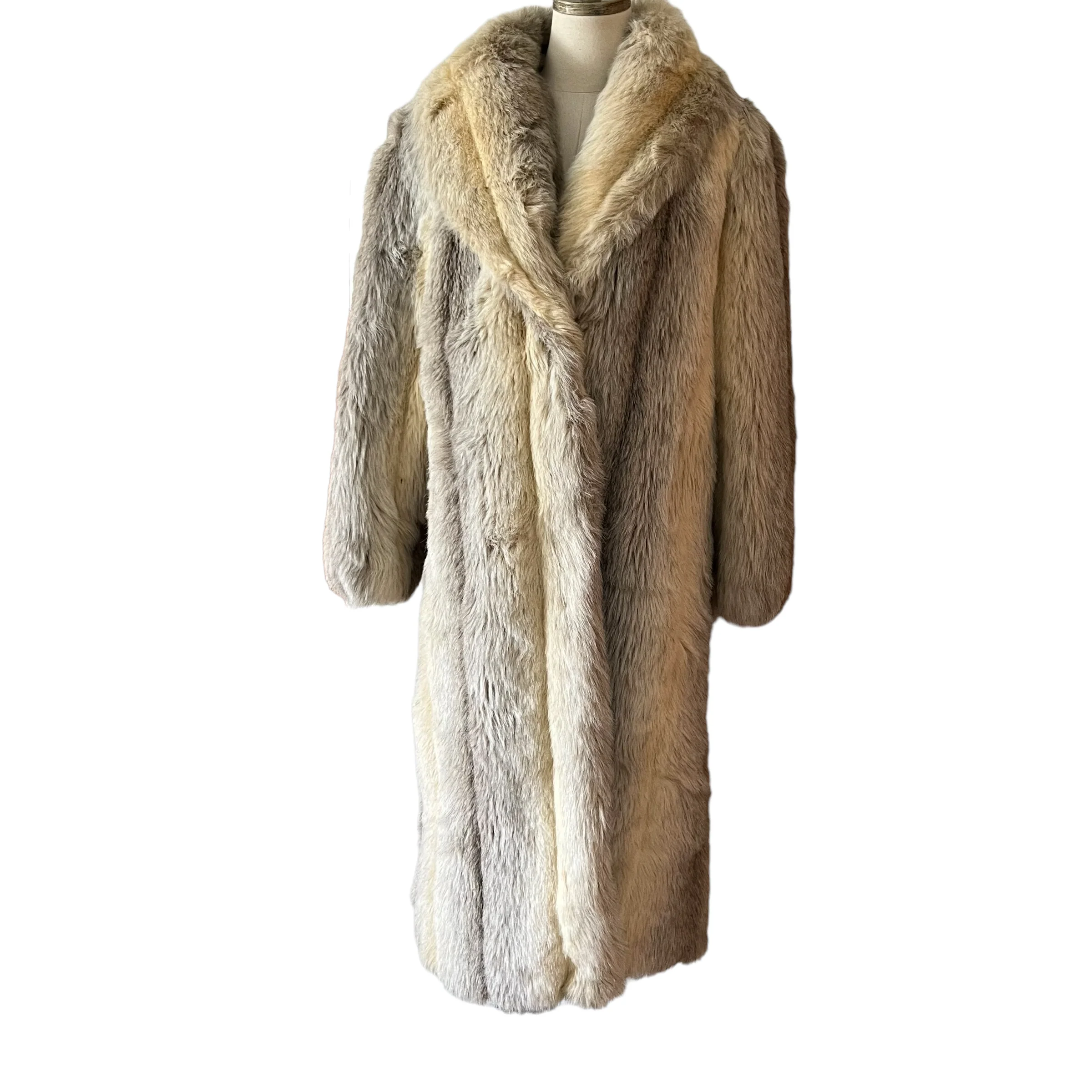 60s/70s Long Faux Fur Coat By American Signature - Image 3