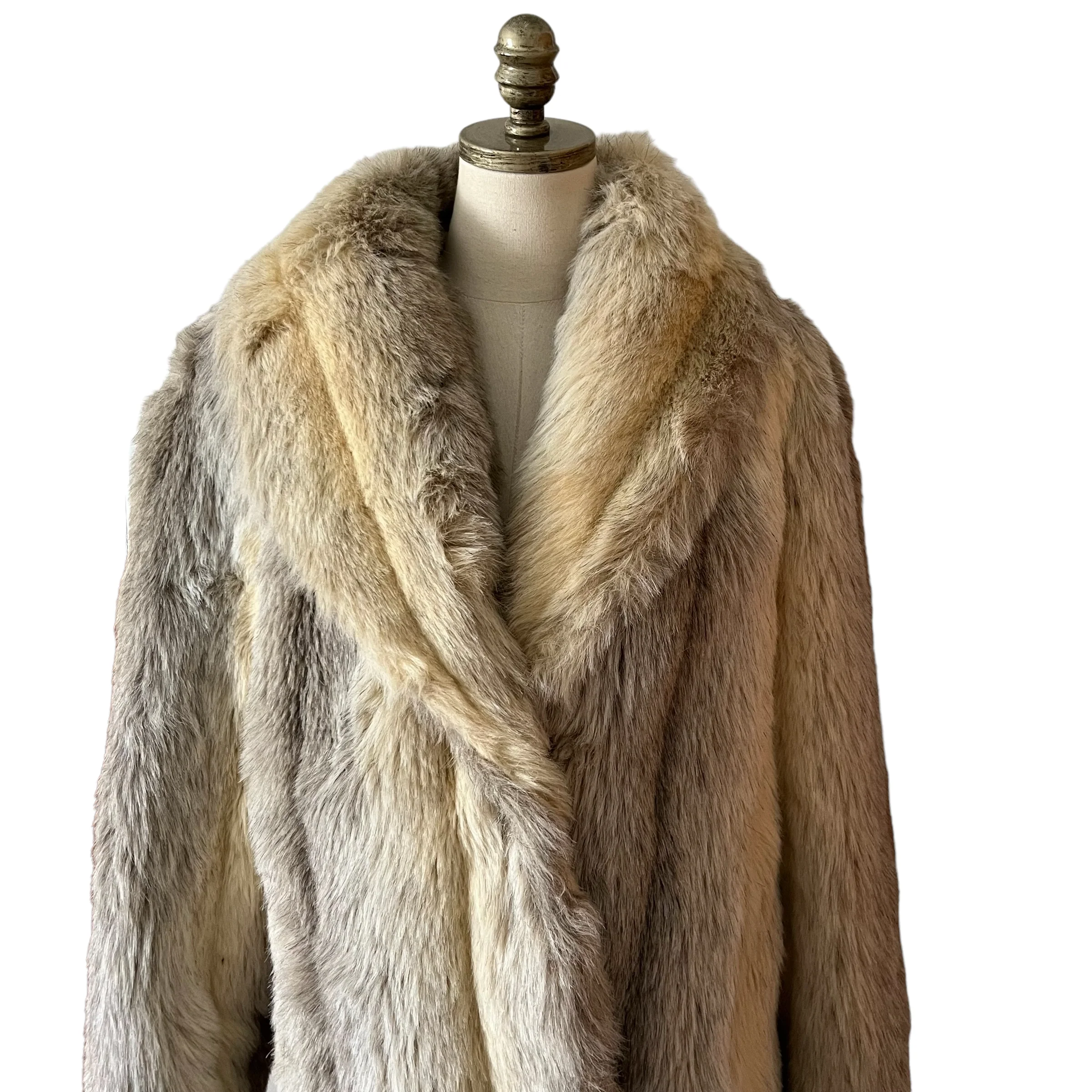 60s/70s Long Faux Fur Coat By American Signature - Image 4