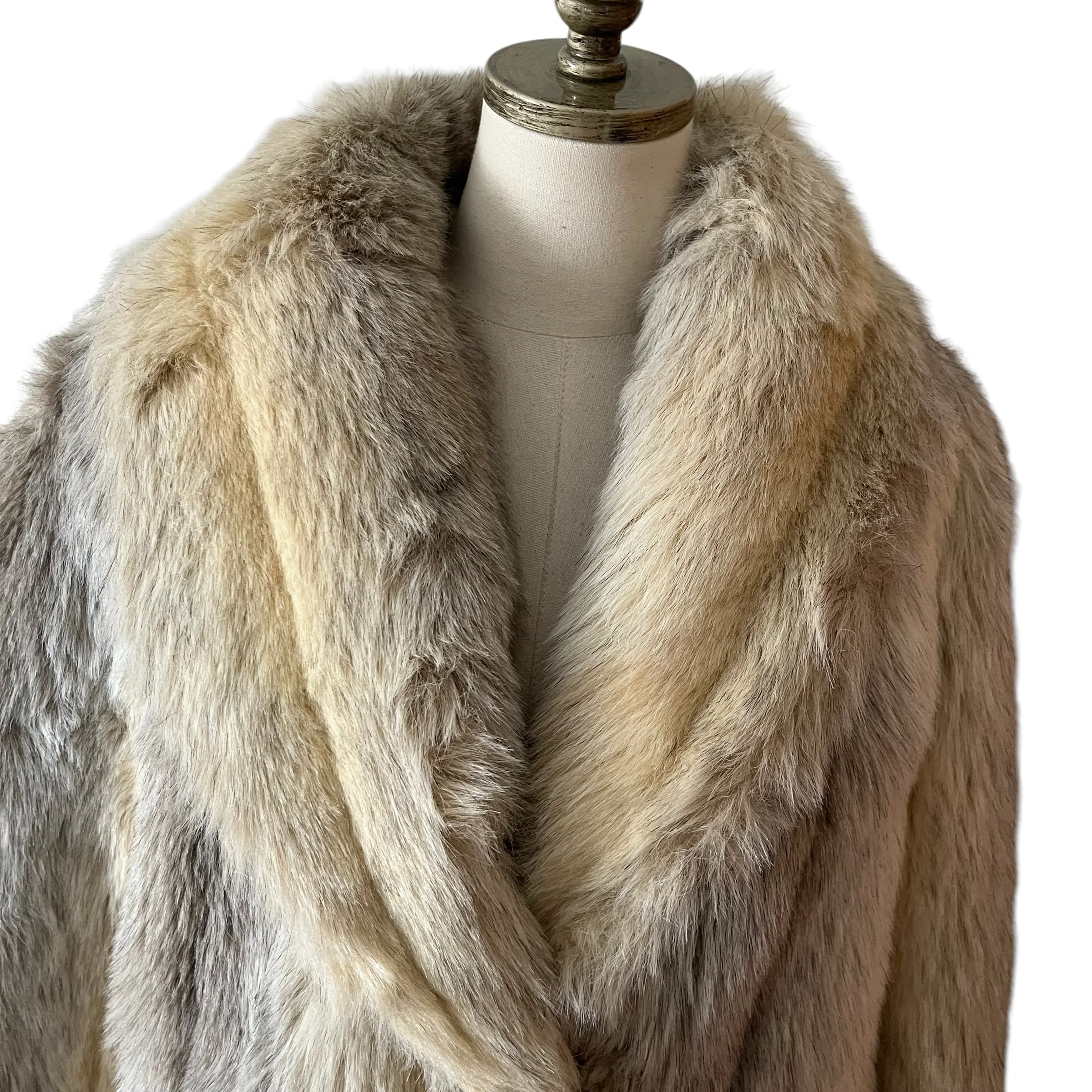 60s/70s Long Faux Fur Coat By American Signature - Image 5