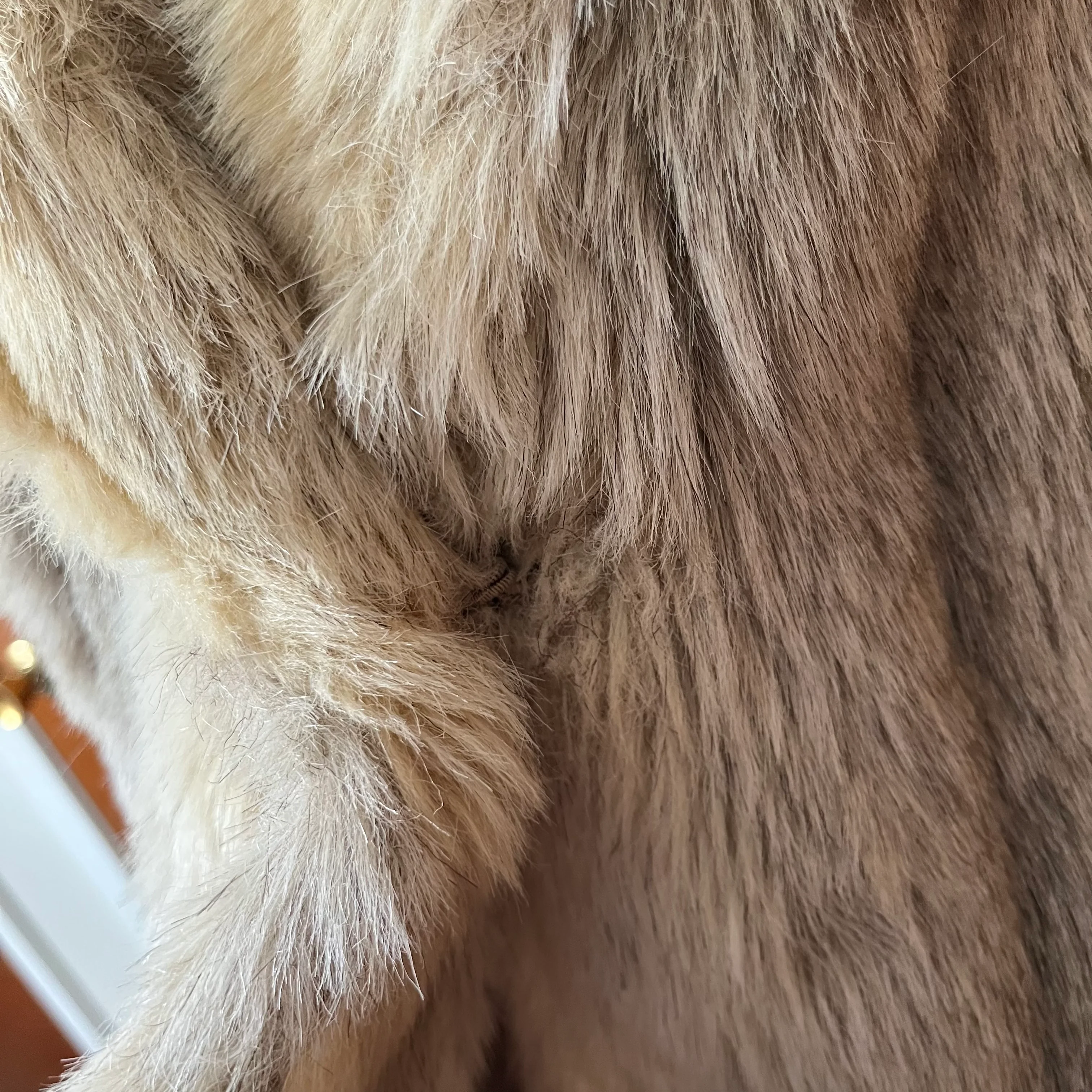 60s/70s Long Faux Fur Coat By American Signature - Image 9