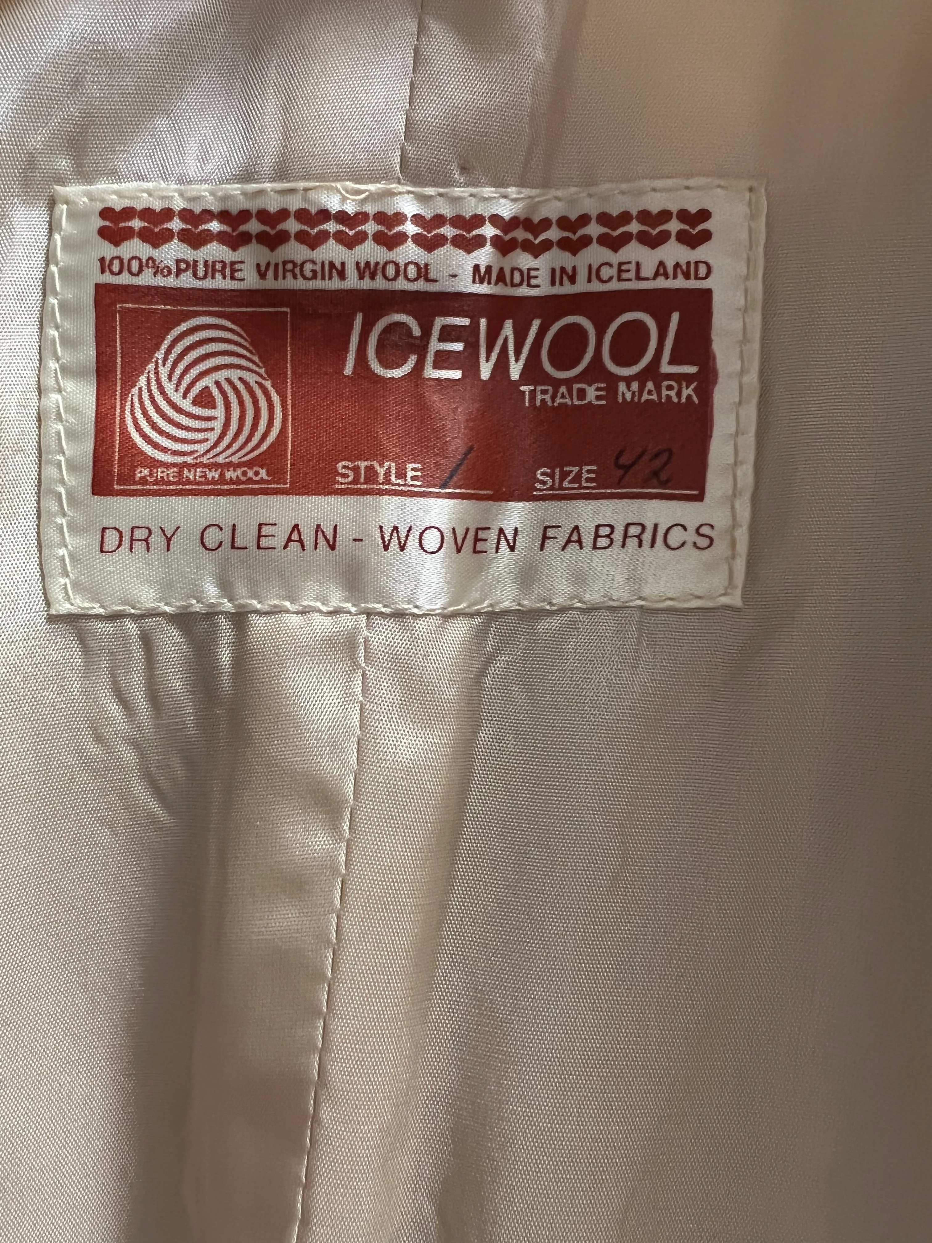 60s/70s Long Wool Icelandic Vest By Icewool - Image 4