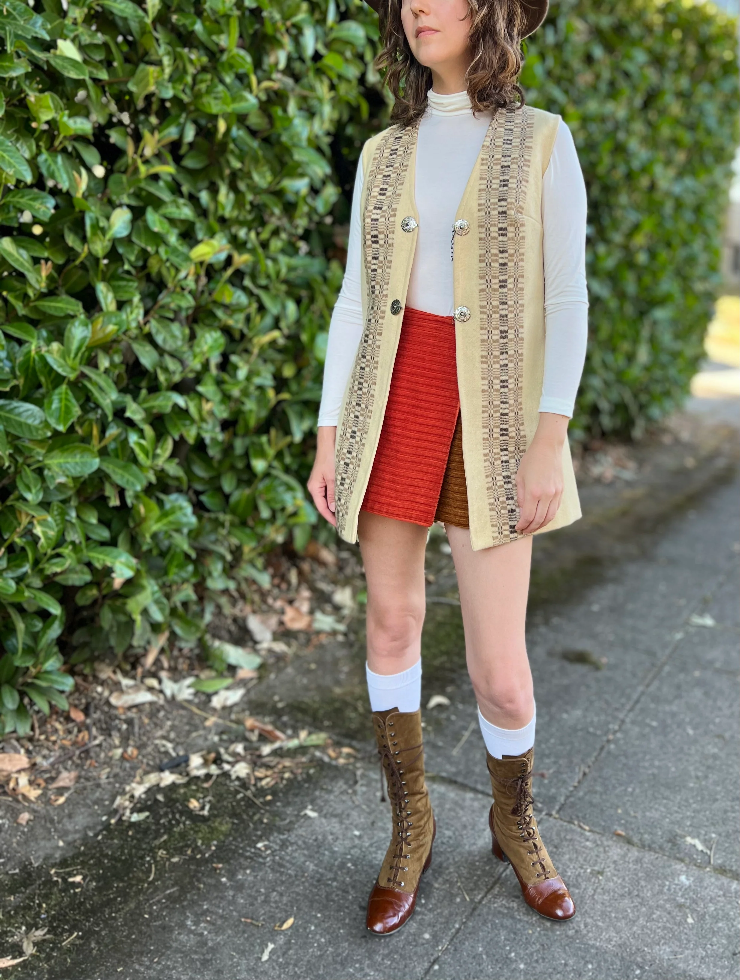 60s/70s Long Wool Icelandic Vest By Icewool - Image 7