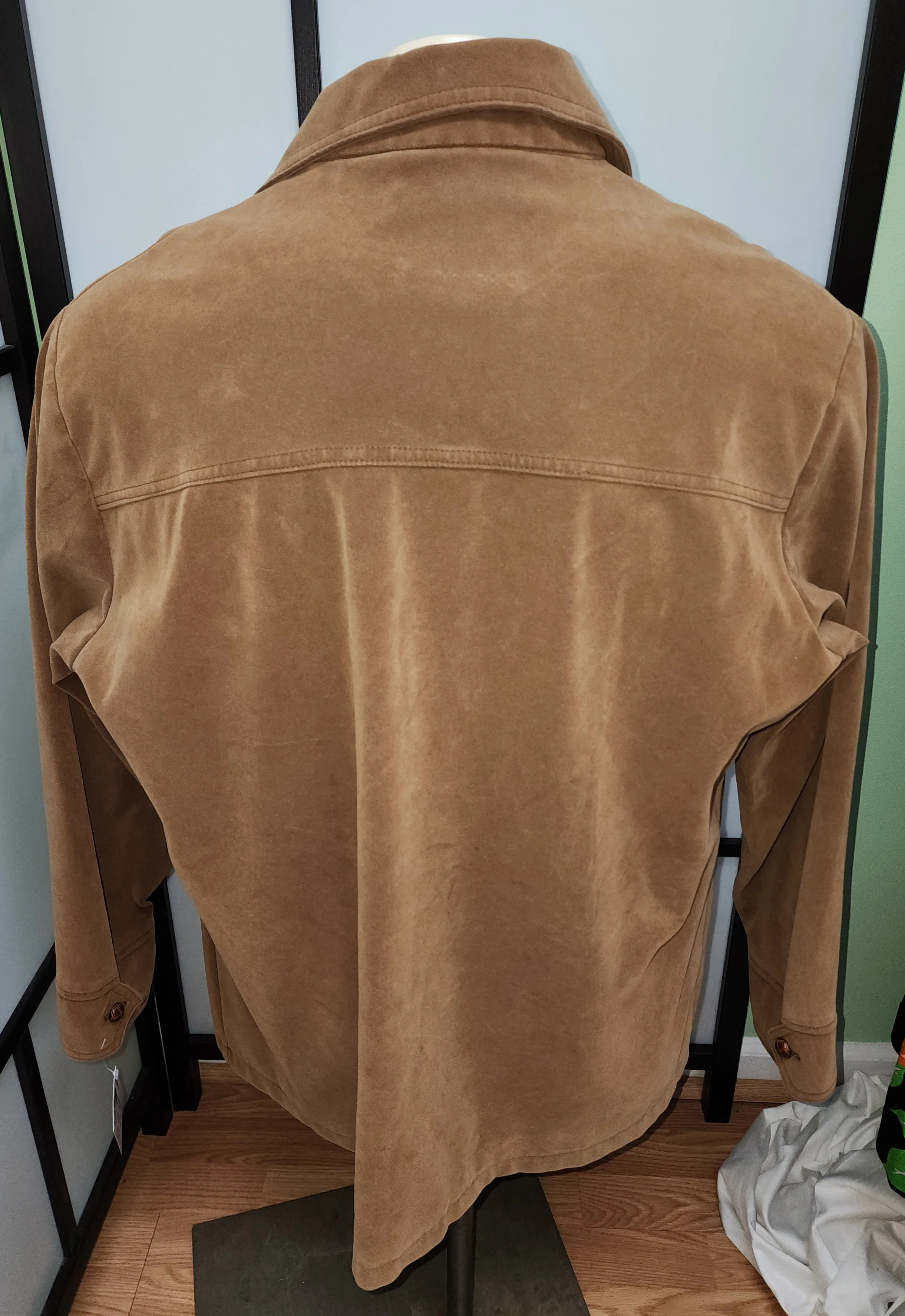 60s/70s Men's Brown Velvet Velveteen Shirt Jac Jacket Mod By English Squire - Image 9