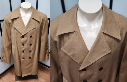 60s/70s Men's Classic Midlength Light Brown Coat Overcoat - Image 4