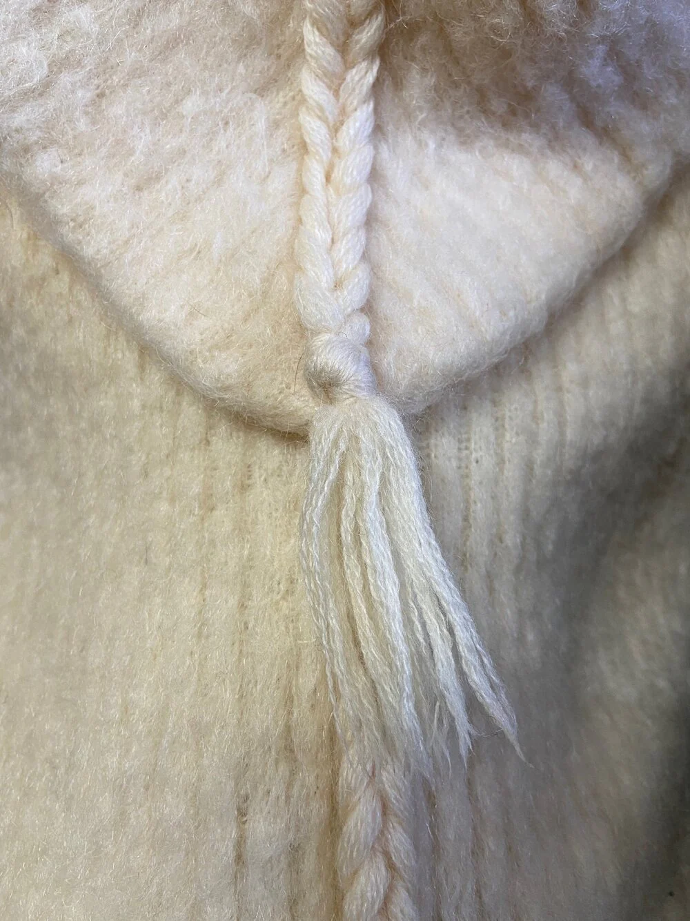 60s/70s Mohair Cowl Neck Braid Sweater By Another Sheridan Creation - Image 5