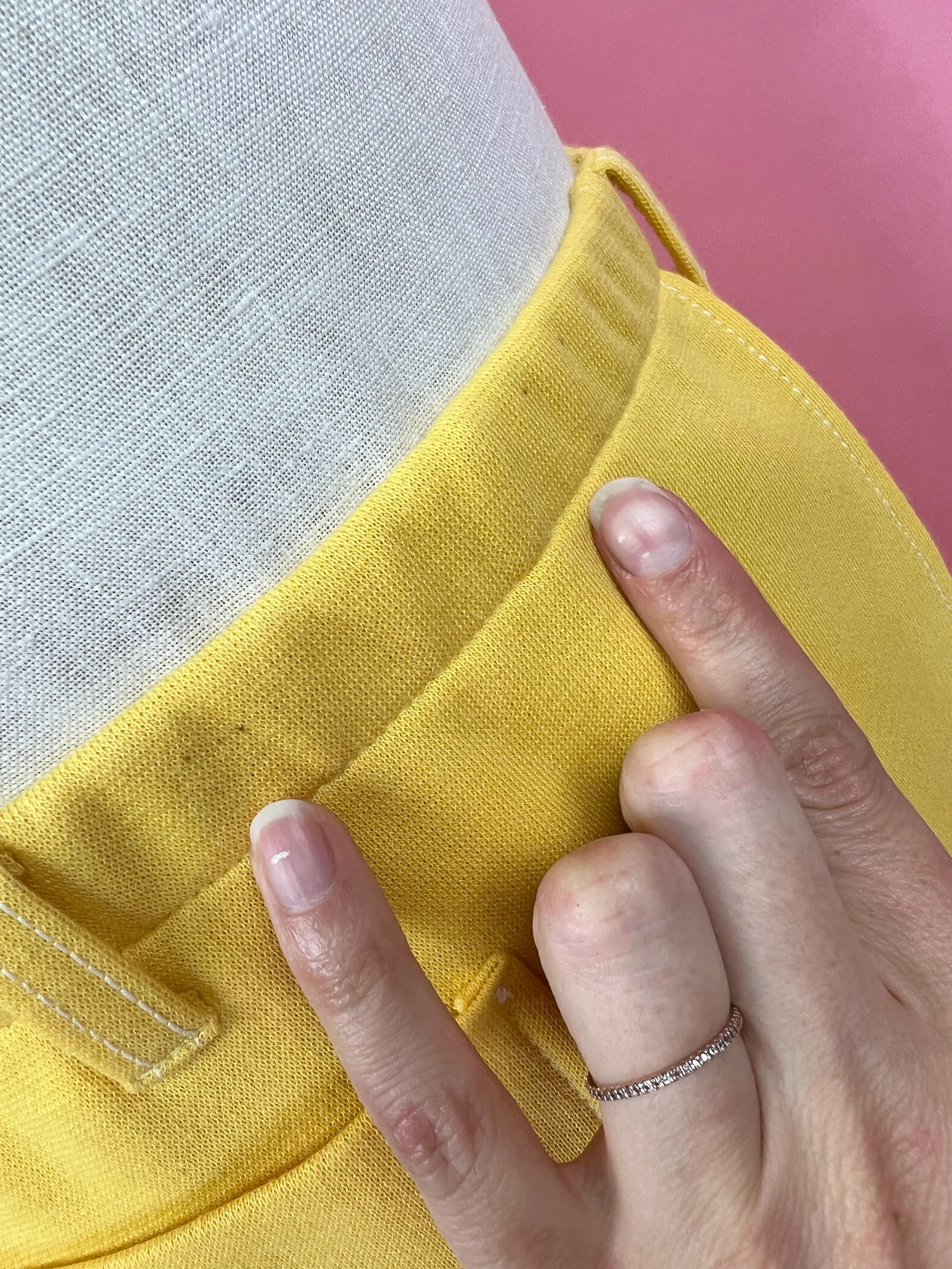 60s/70s Pale Yellow Skort With Pocket! By Jantzen - Image 14