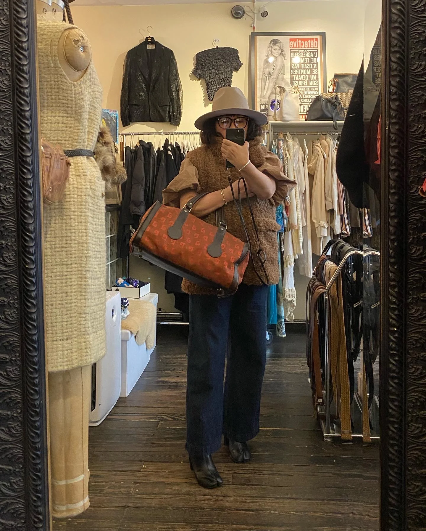 60s/70s Pierre Cardin Monogram Boston Bag - Image 5