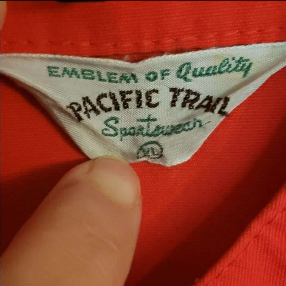 60's/70's Red with White Sport Stripes Jacket by Pacific Trail Sportswear - Image 3