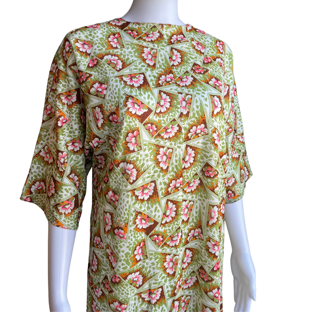 60s/70s Retro Colorful 60s Dress - Image 3