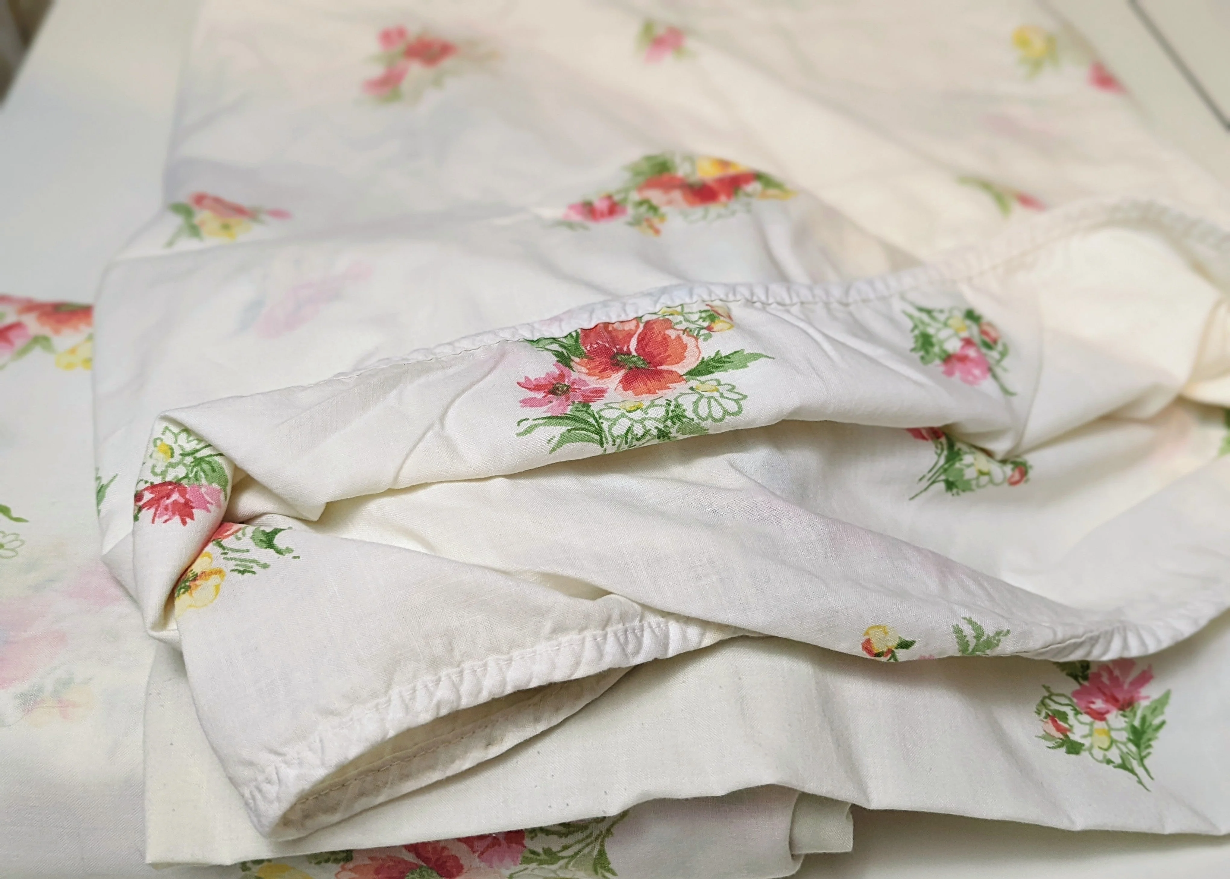 60s/70s Sheet Set of 2 Pieces | Muslin Marvelaire by Springmaid - Image 3