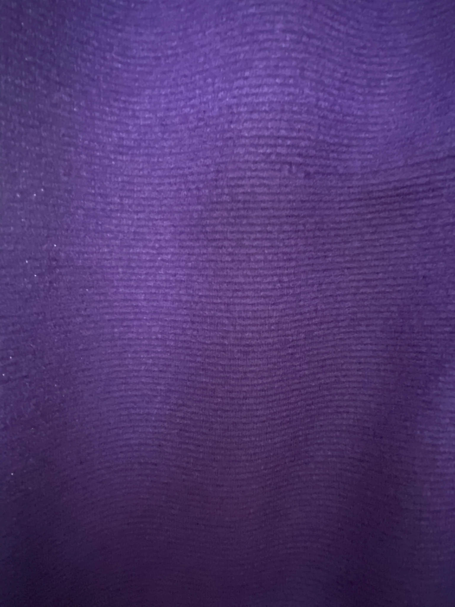 60s/70s Short Sleeve Deep Purple Shift With Ribbed Texture By A Pomette Fashion - Image 3