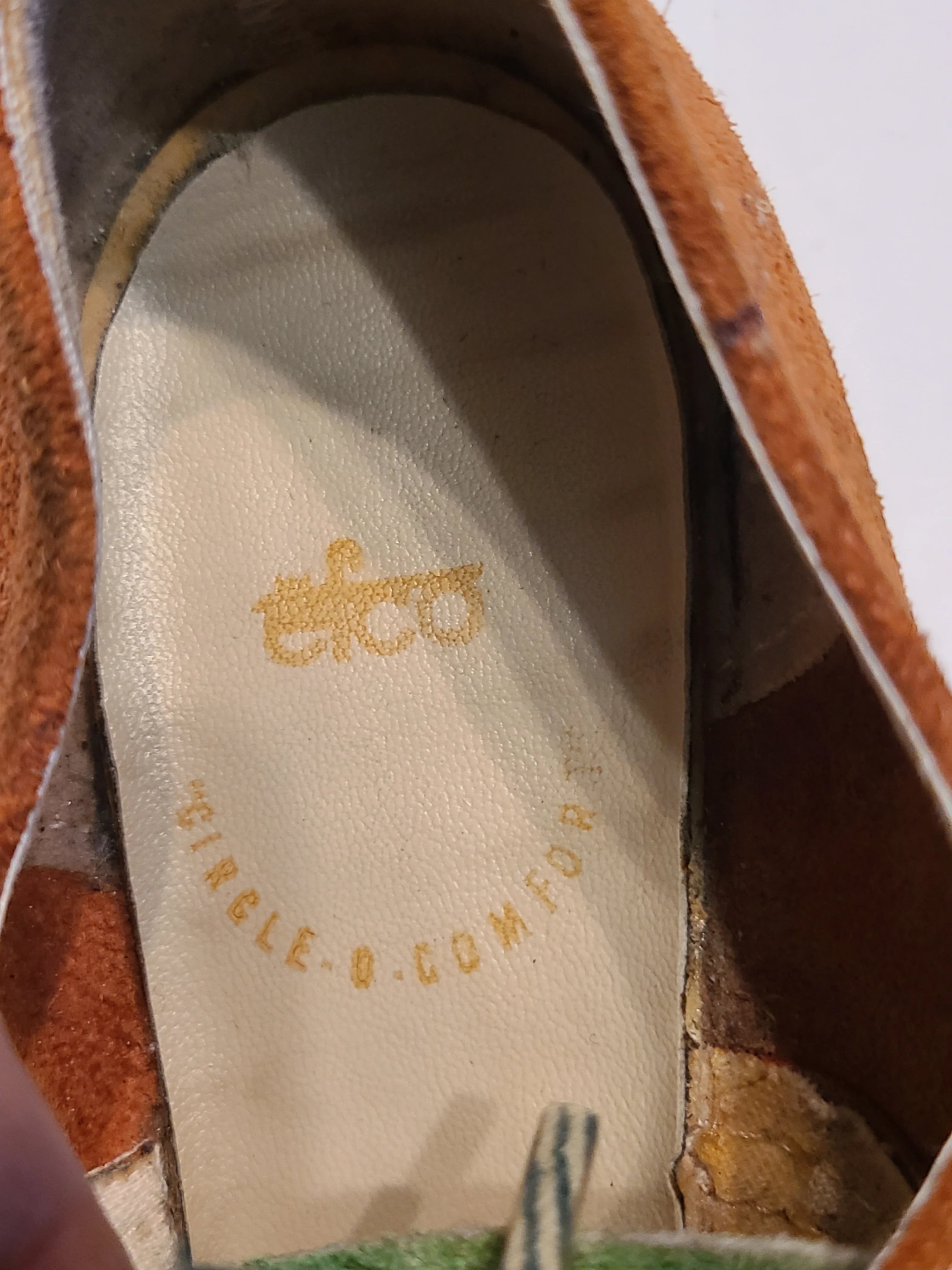 60s/70s Small Bowling Shoes Suede 6 6 1/2 Teen Kids Ladies By Efco - Image 5