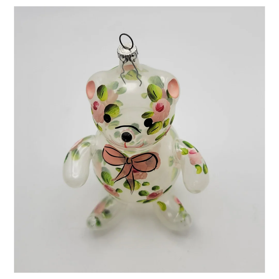 60s/70s Soffieria De Carlini Glass Bear Ornament By De Carlini - Image 5