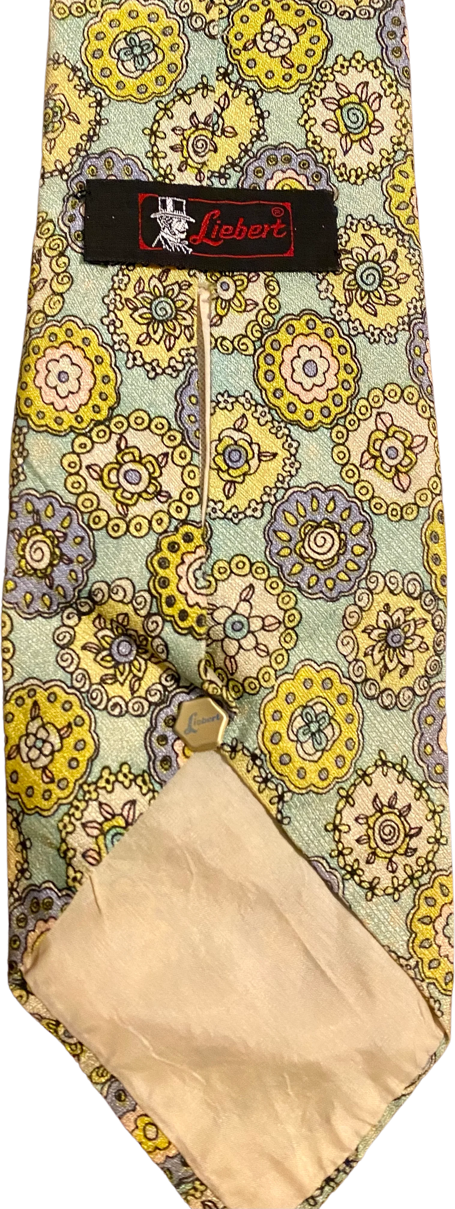60s/70s Two Vtg Ties Bennett Bernard Bridgeport Silk Poly By Liebert - Image 2