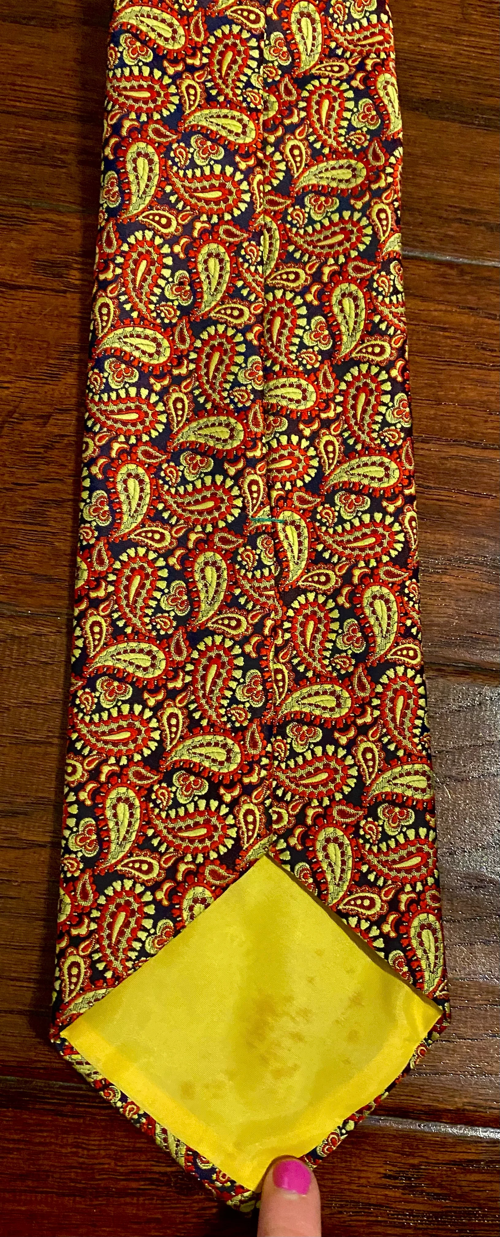 60s/70s Two Vtg Ties Bennett Bernard Bridgeport Silk Poly By Liebert - Image 6