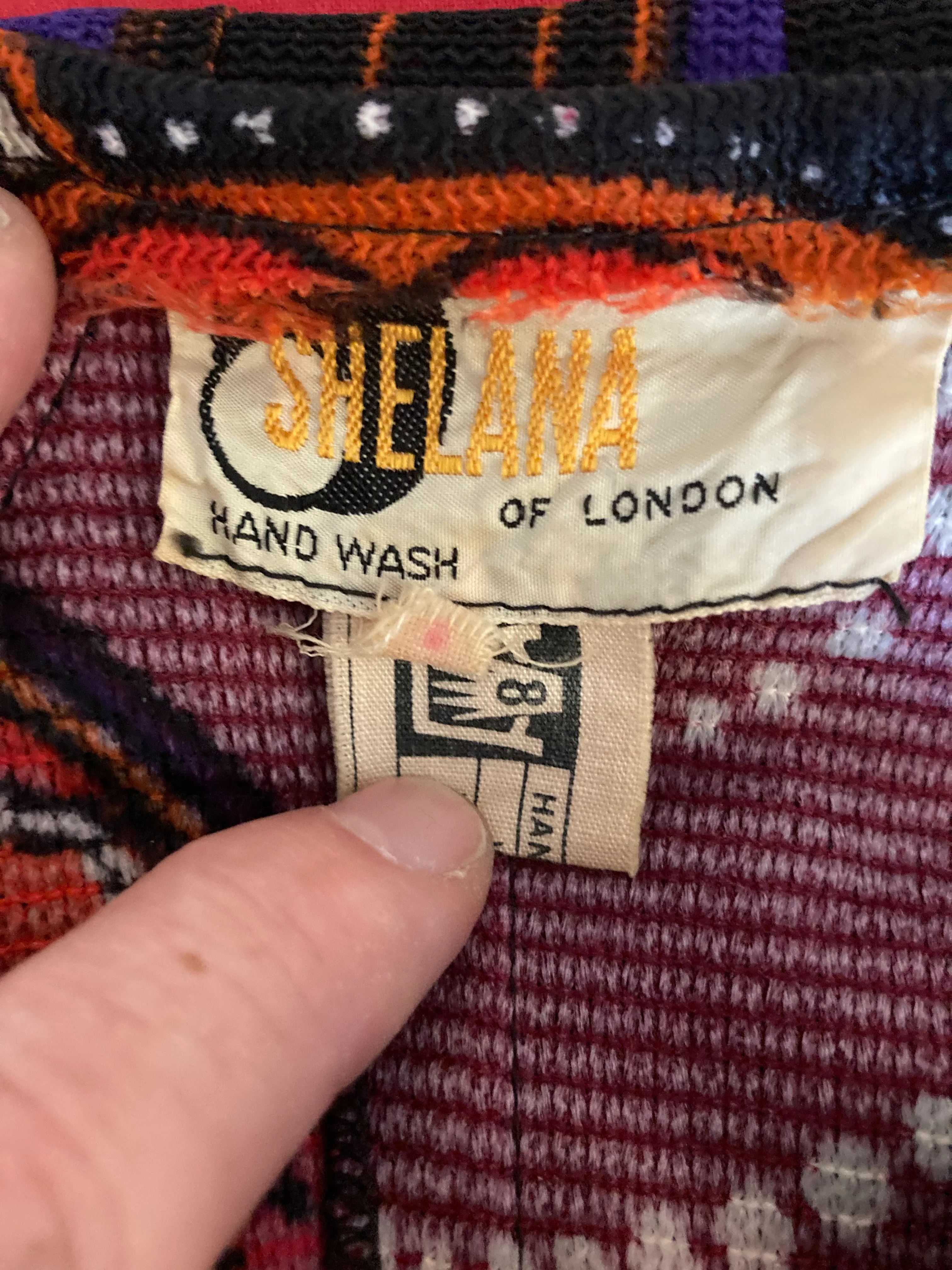 60s/70s Vibrant Vintage 70s Maxi Dress By Shelana of London - Image 3