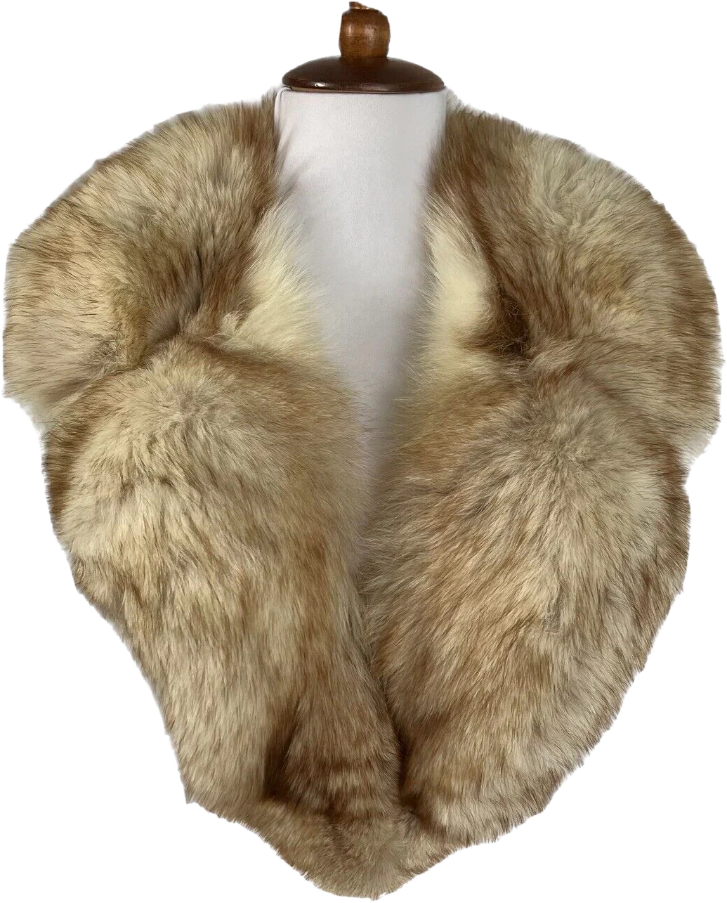 60s/70s Vintage 60s Fox Fur Collar Stole Wrap