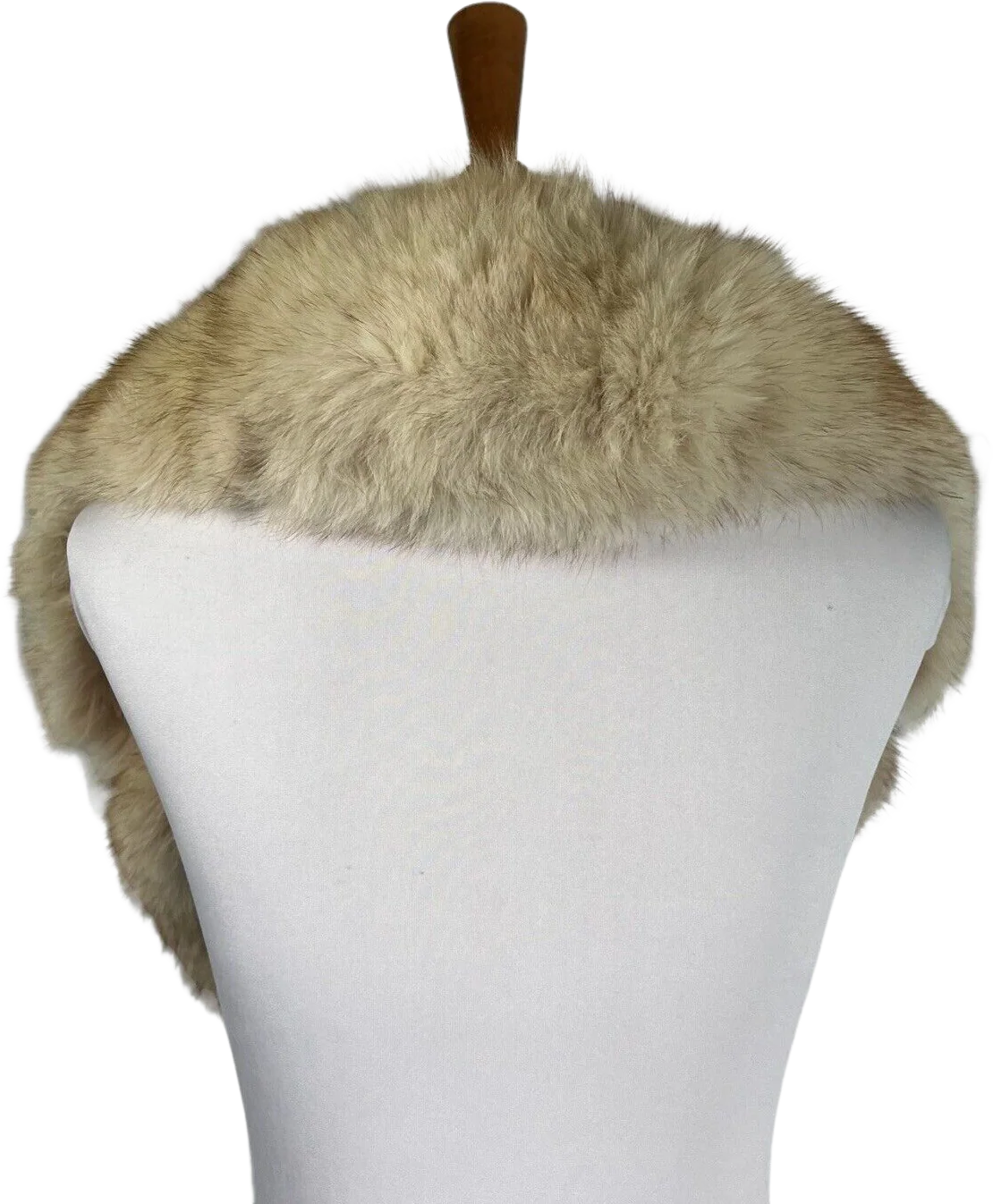 60s/70s Vintage 60s Fox Fur Collar Stole Wrap - Image 2
