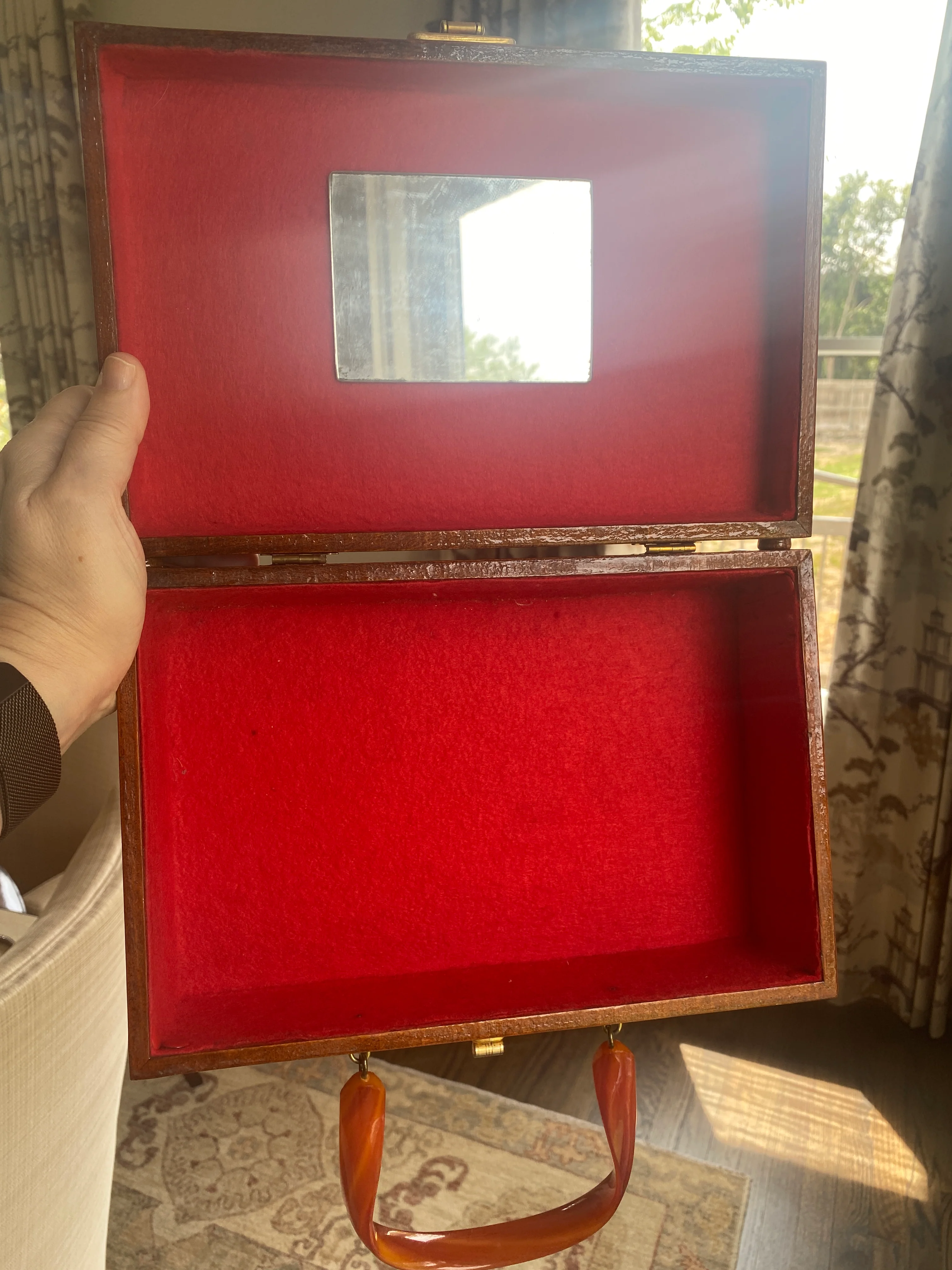 60s/70s Vintage Sonie Ames Decopage Box Purse By Sonie Ames - Image 7