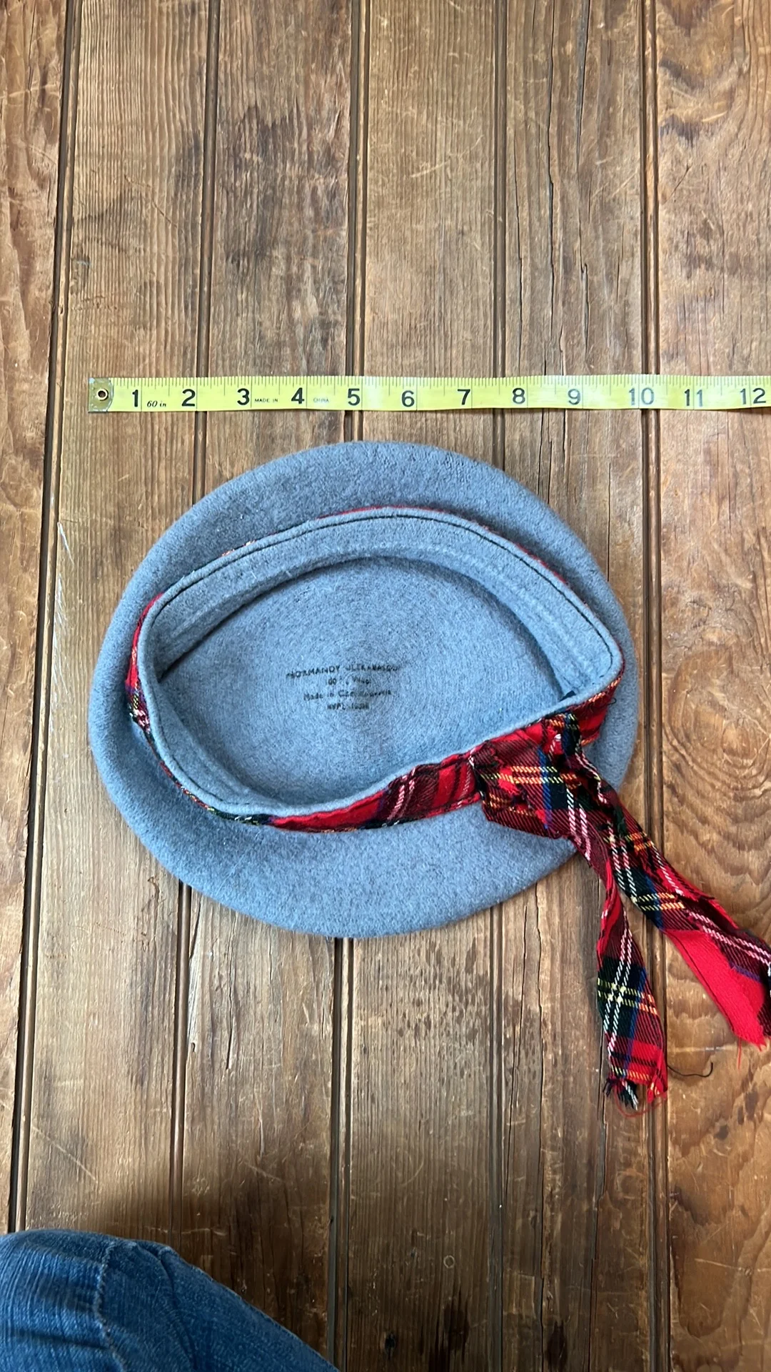 60s/70s Wool Beret Tam Hat - Image 5