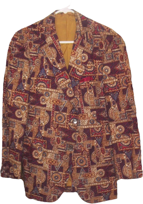 60s Batik Cotton Sports Jacket Steegan Northern Ireland Sports Jacket