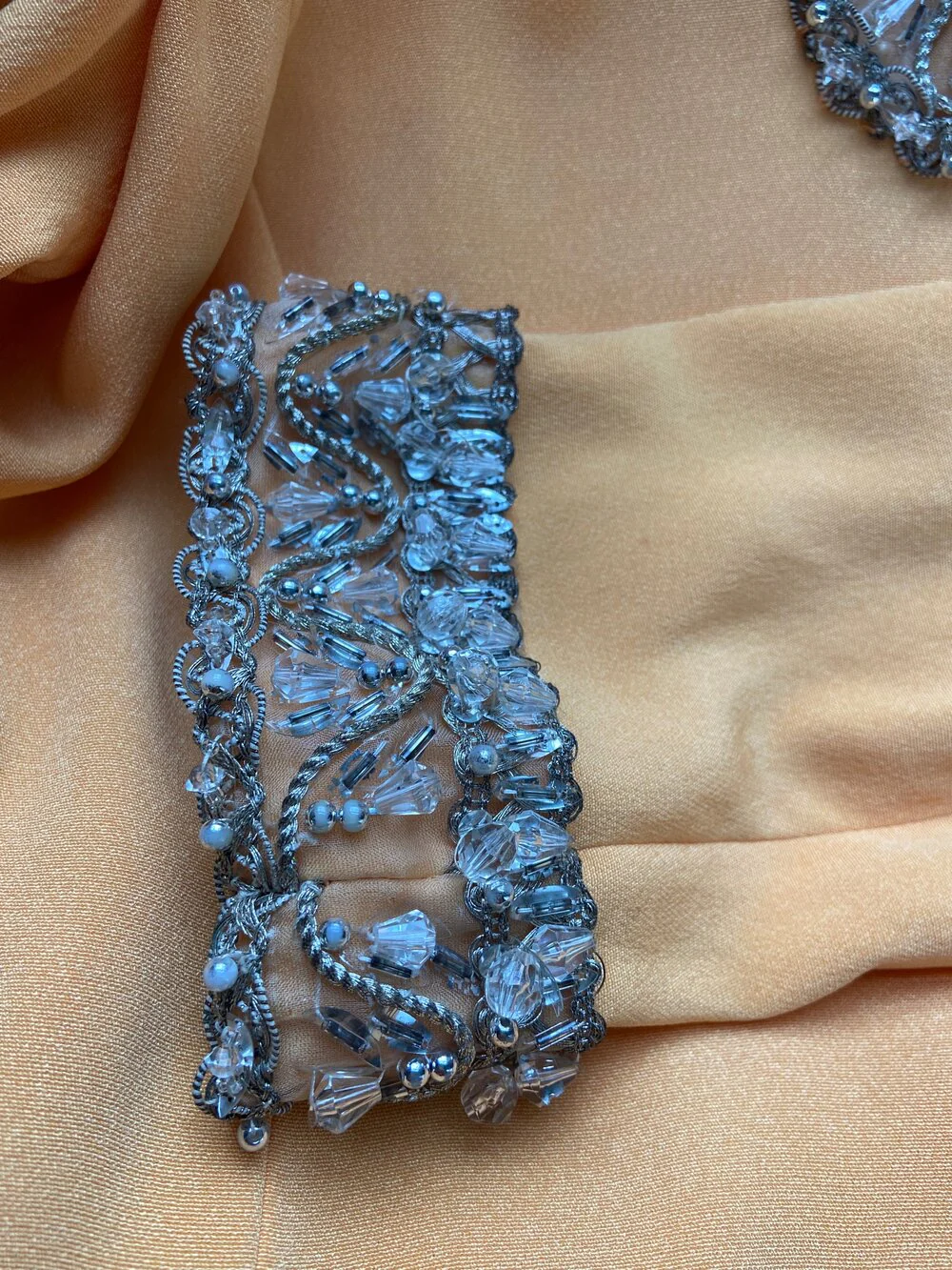 60s Beaded A-line Dress - Image 8