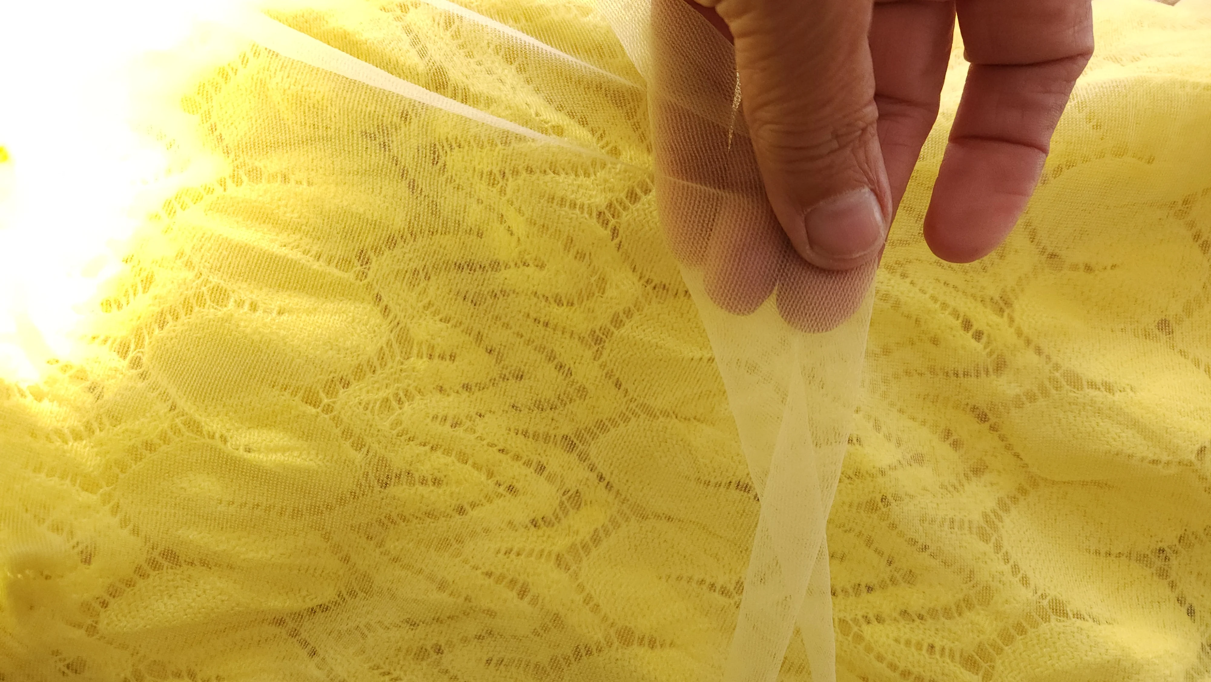 60s Beautiful Bright Yellow Lined Cardigan Sweater By Miss Holly - Image 7