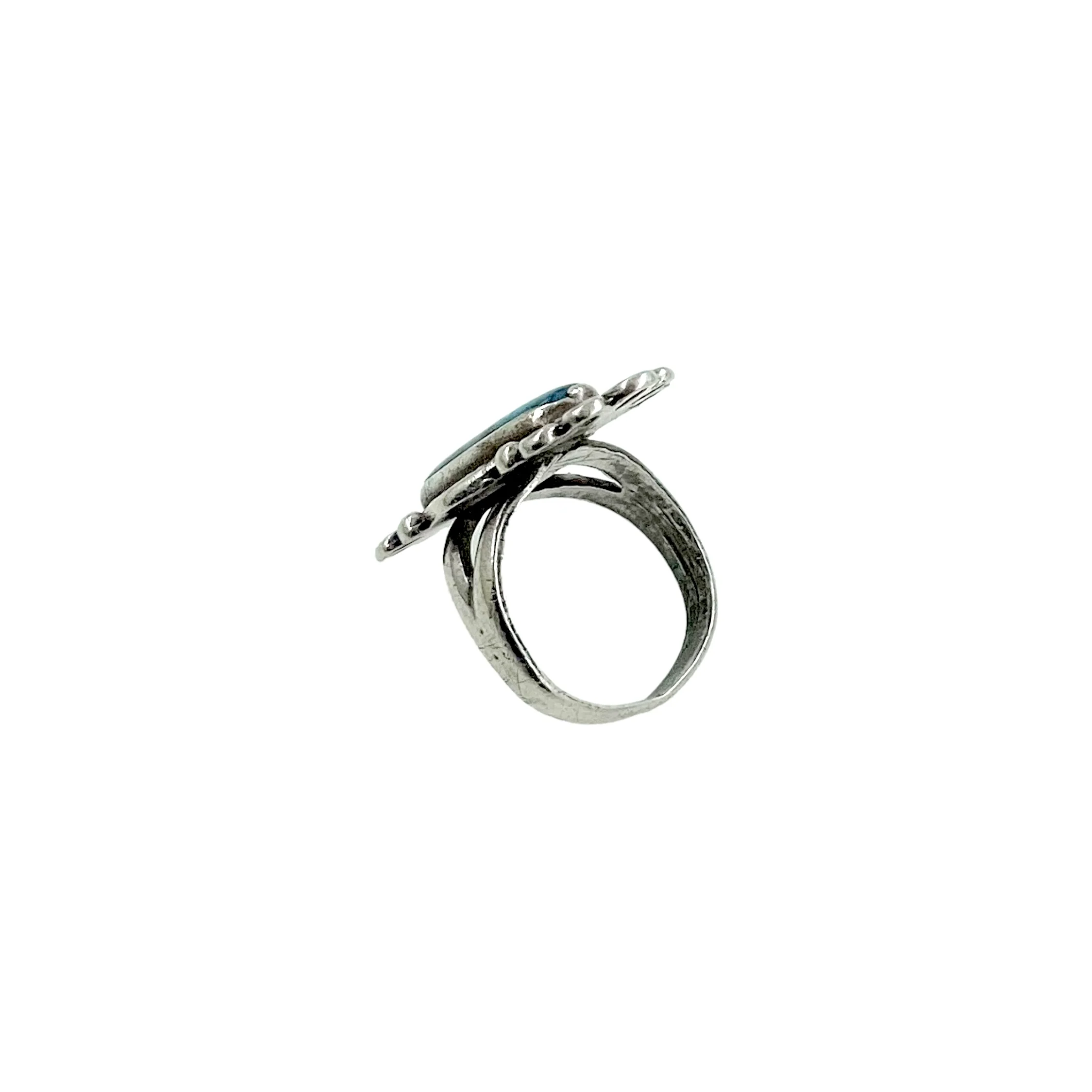 60s Bell Trading Post Woman 925 Sterling Ring By Bell Trading Post - Image 7