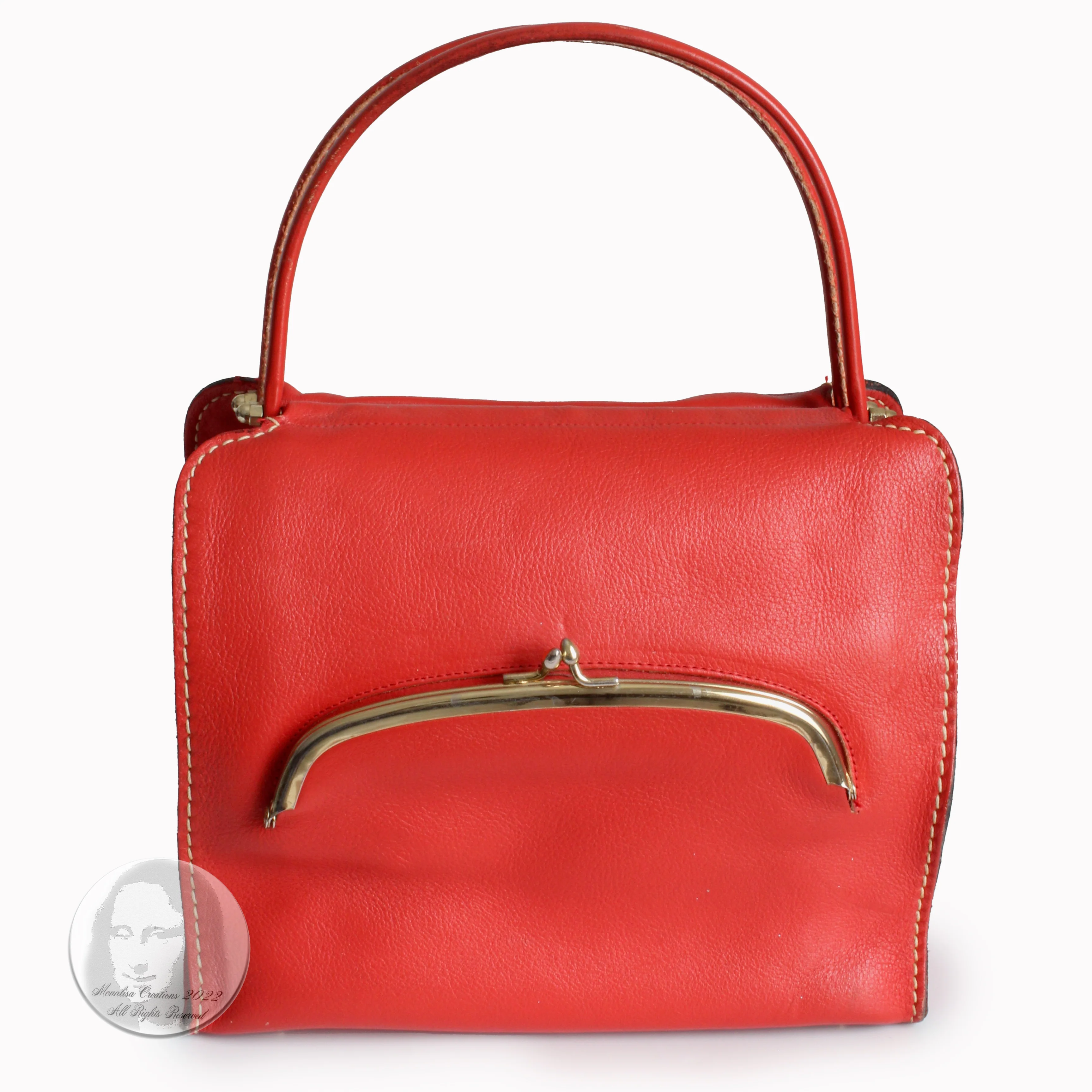 60s Bonnie Cashin Tote Cashin Carry Scissor Frame Bag By Coach - Image 3