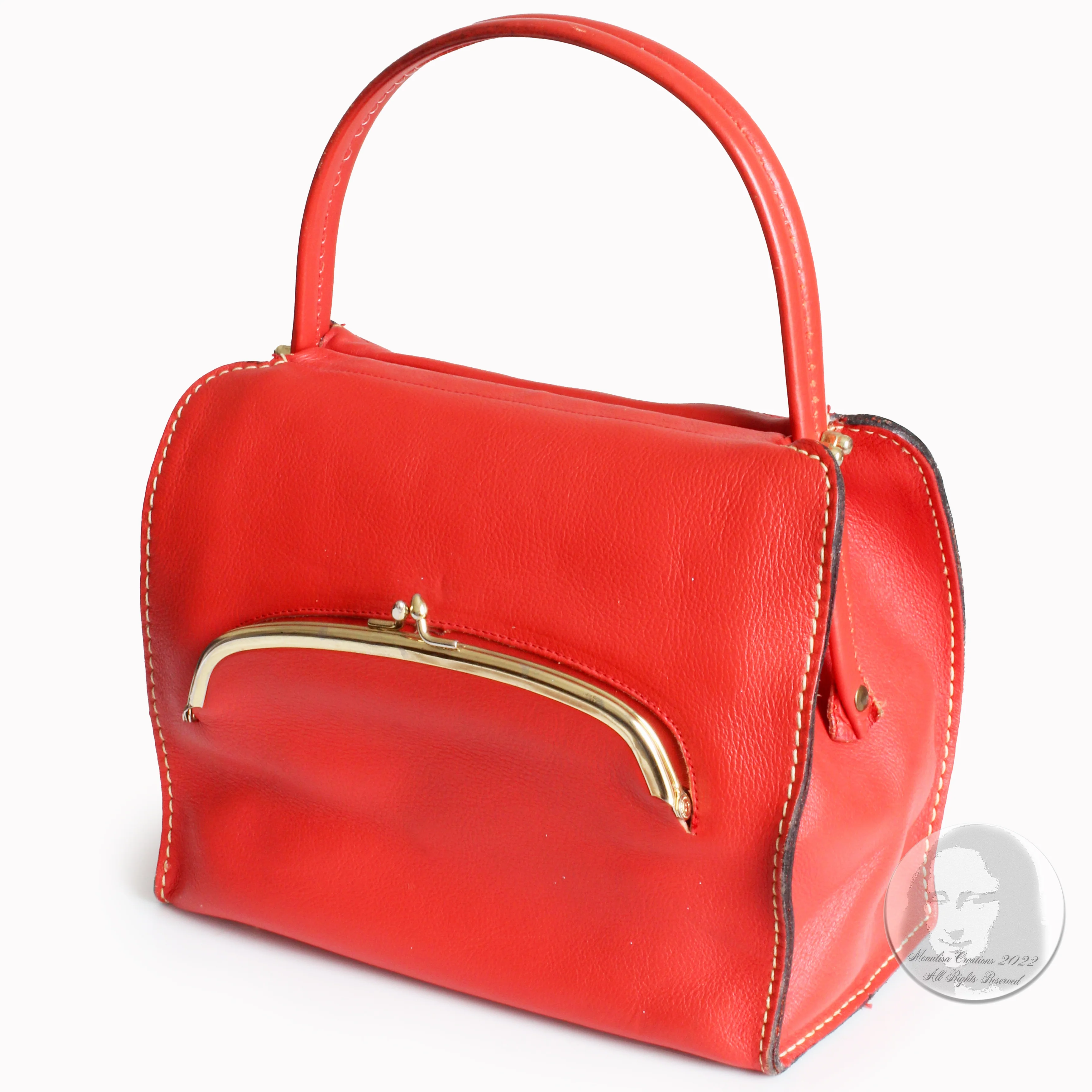 60s Bonnie Cashin Tote Cashin Carry Scissor Frame Bag By Coach - Image 6