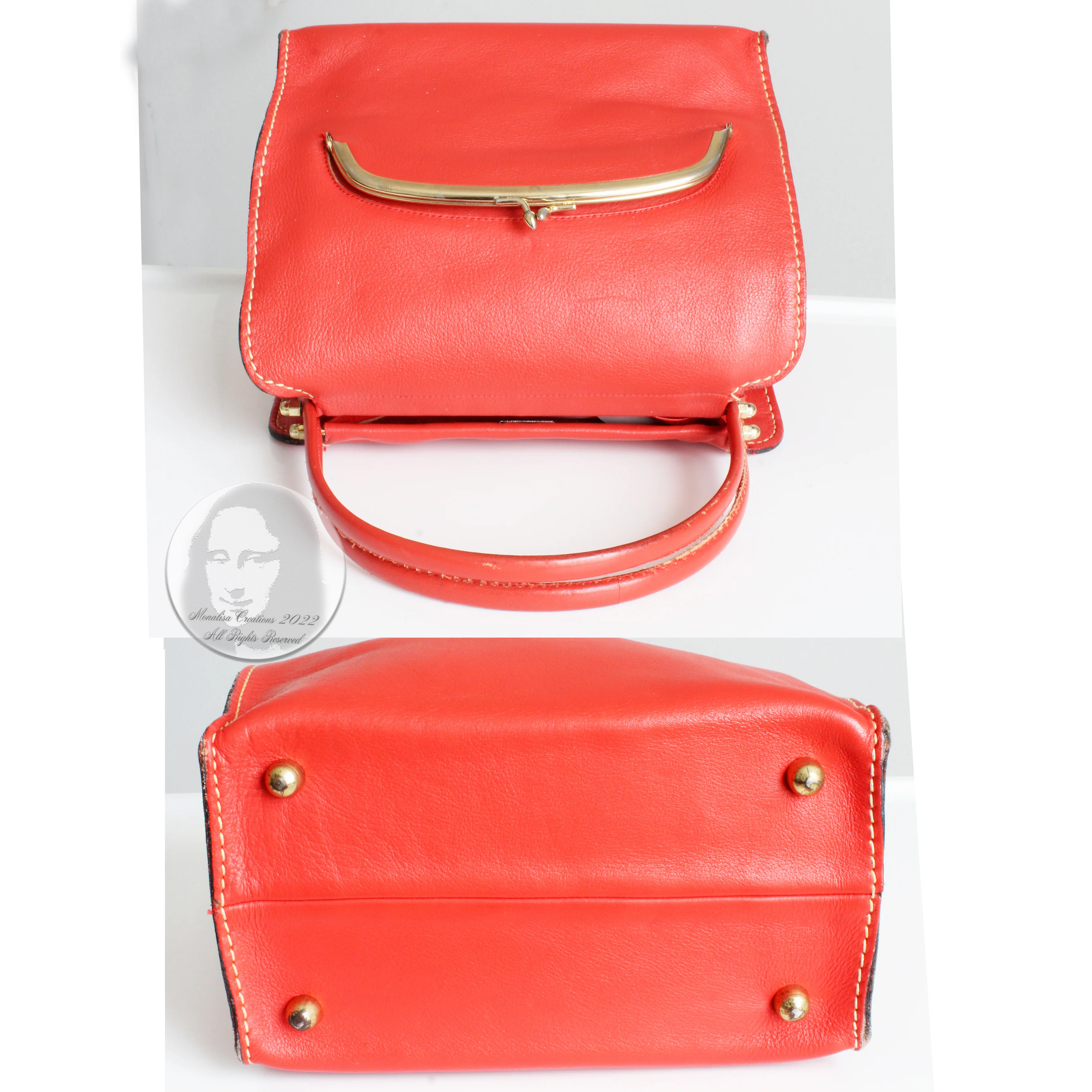 60s Bonnie Cashin Tote Cashin Carry Scissor Frame Bag By Coach - Image 8