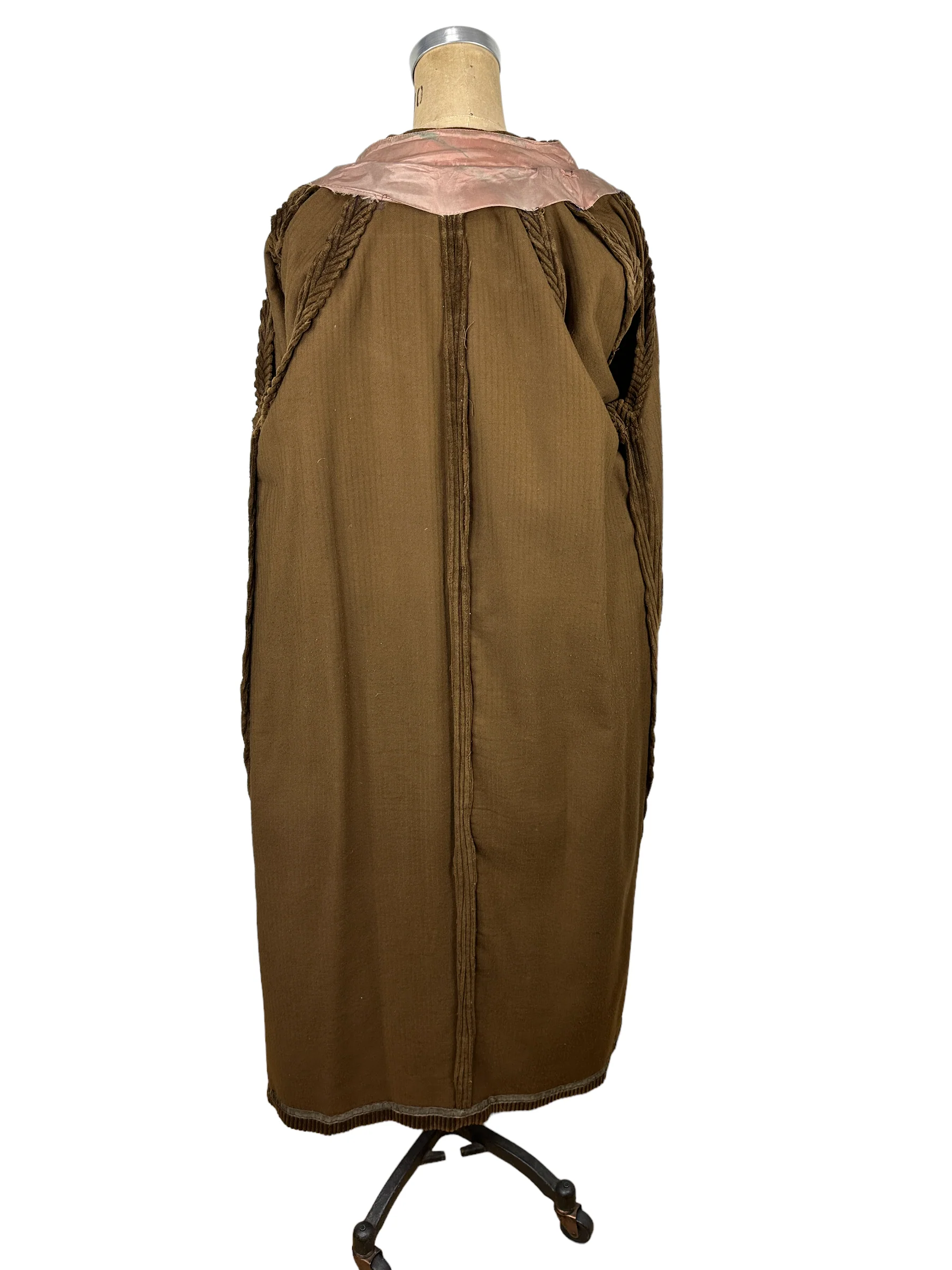 60s Brown Corduroy Coat With Large Pockets - Image 7