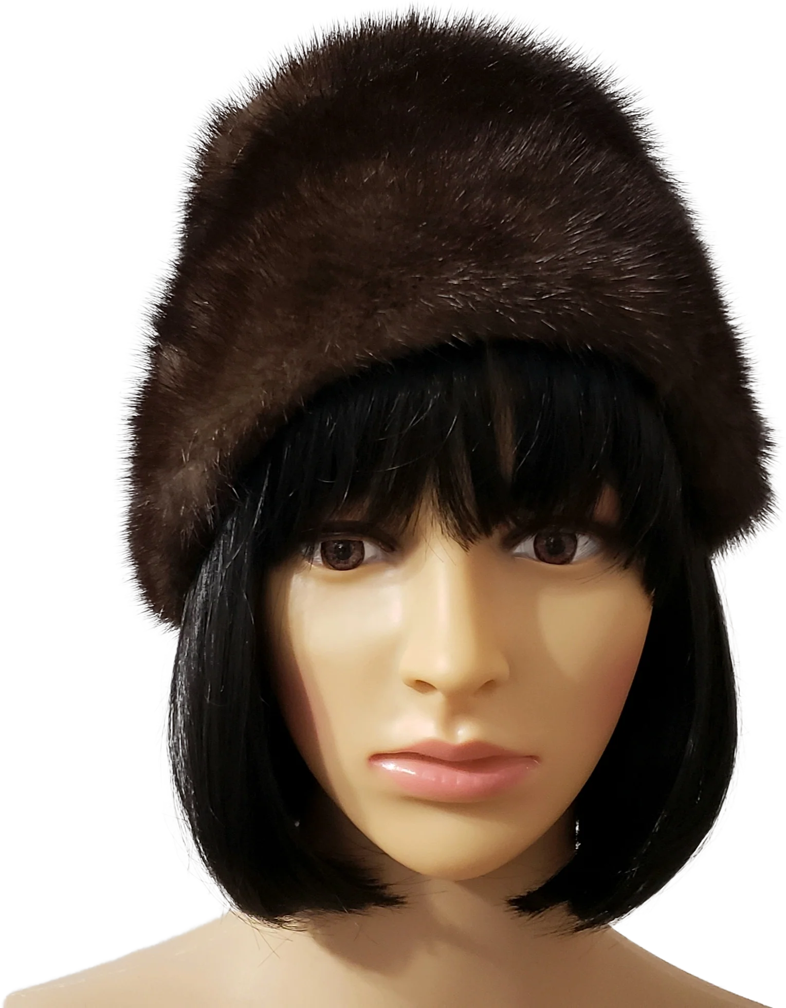 60s Brown Mink Winter Hat By Furs by Newman's Ironwood - Image 2