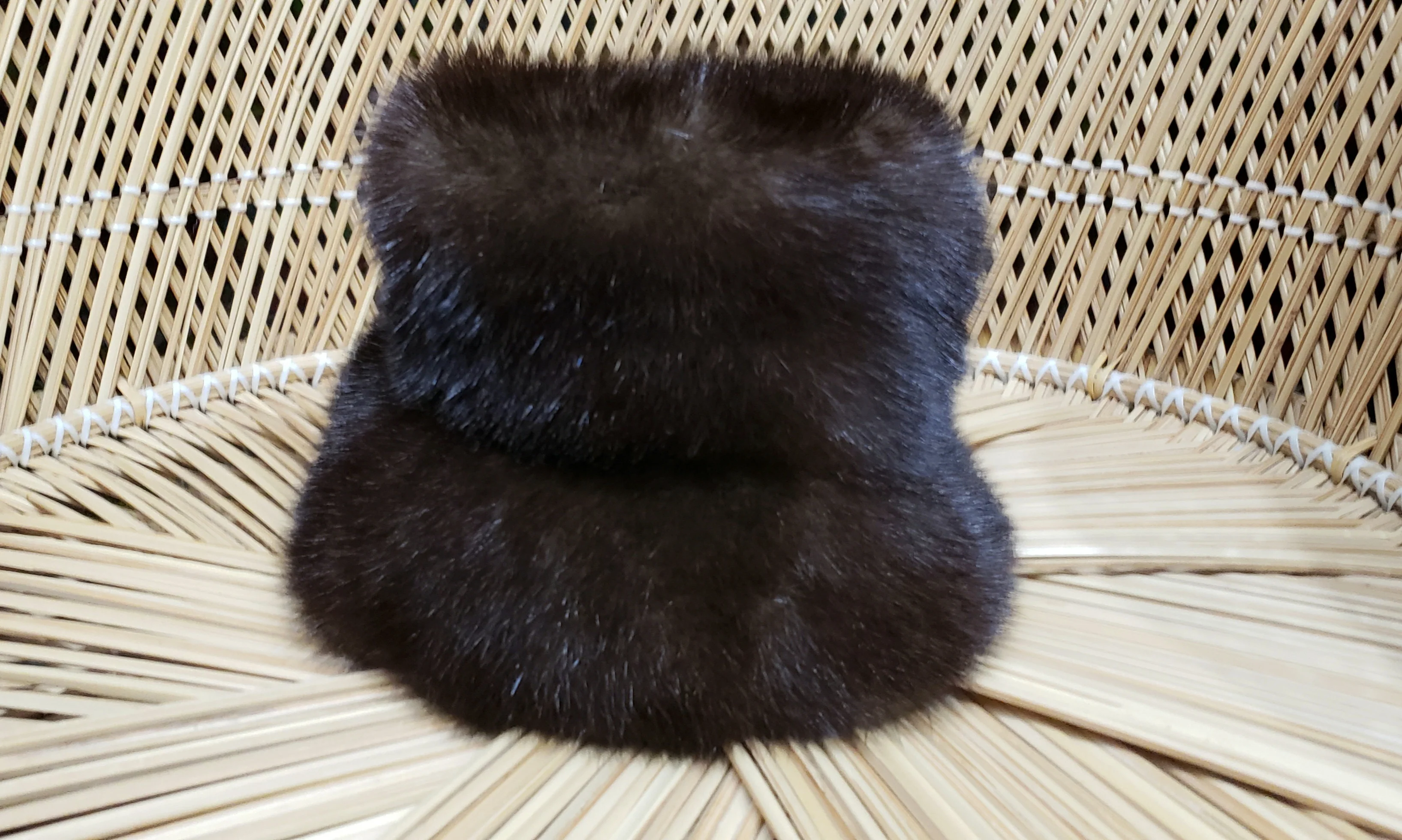 60s Brown Mink Winter Hat By Furs by Newman's Ironwood - Image 5