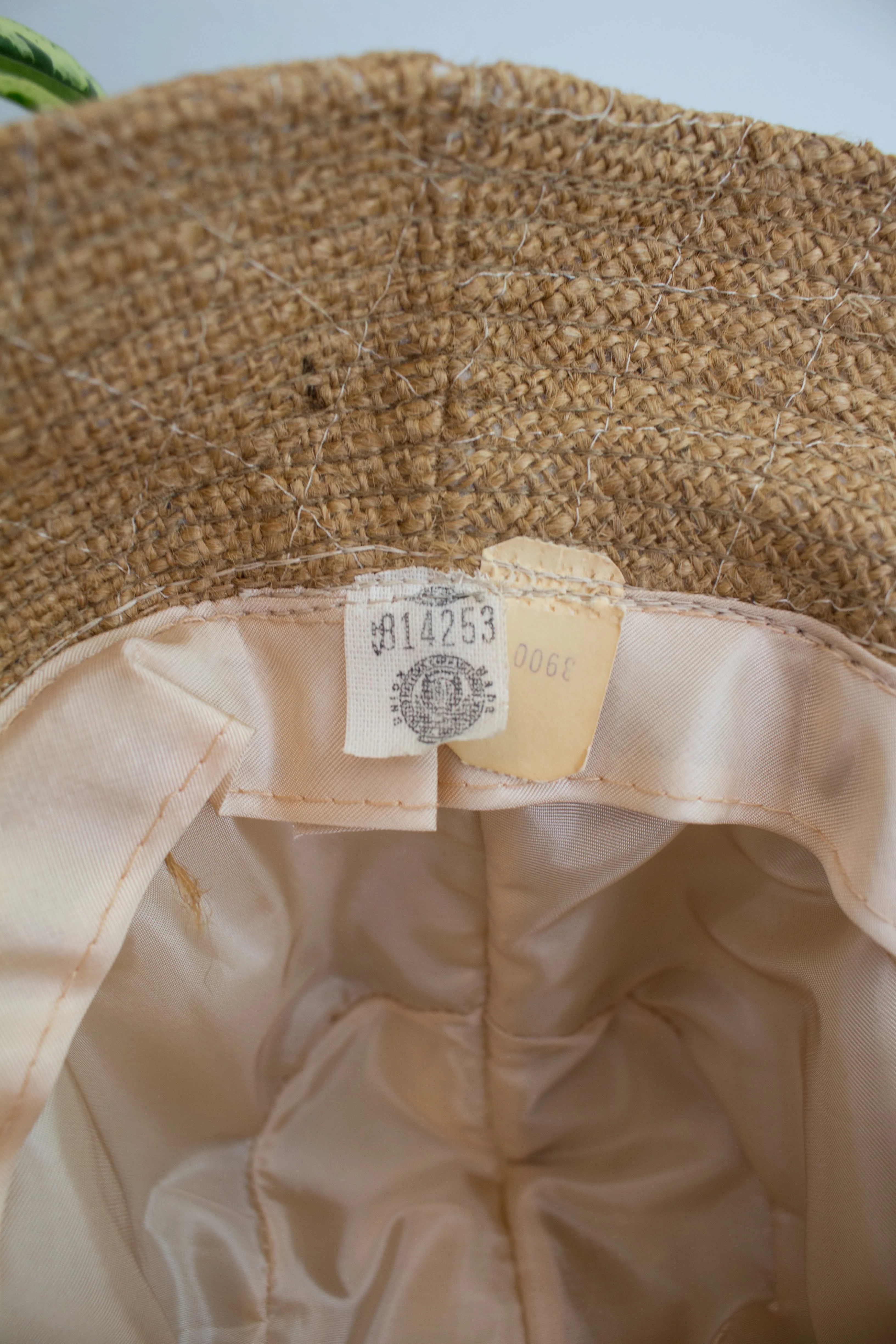 60s Burlap Bucket/pot Hat - Image 4