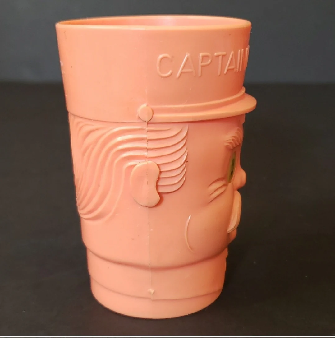 60s Capain Kangaroo Lenticular Eyes Plastic Cup By Robert Keeshan - Image 4