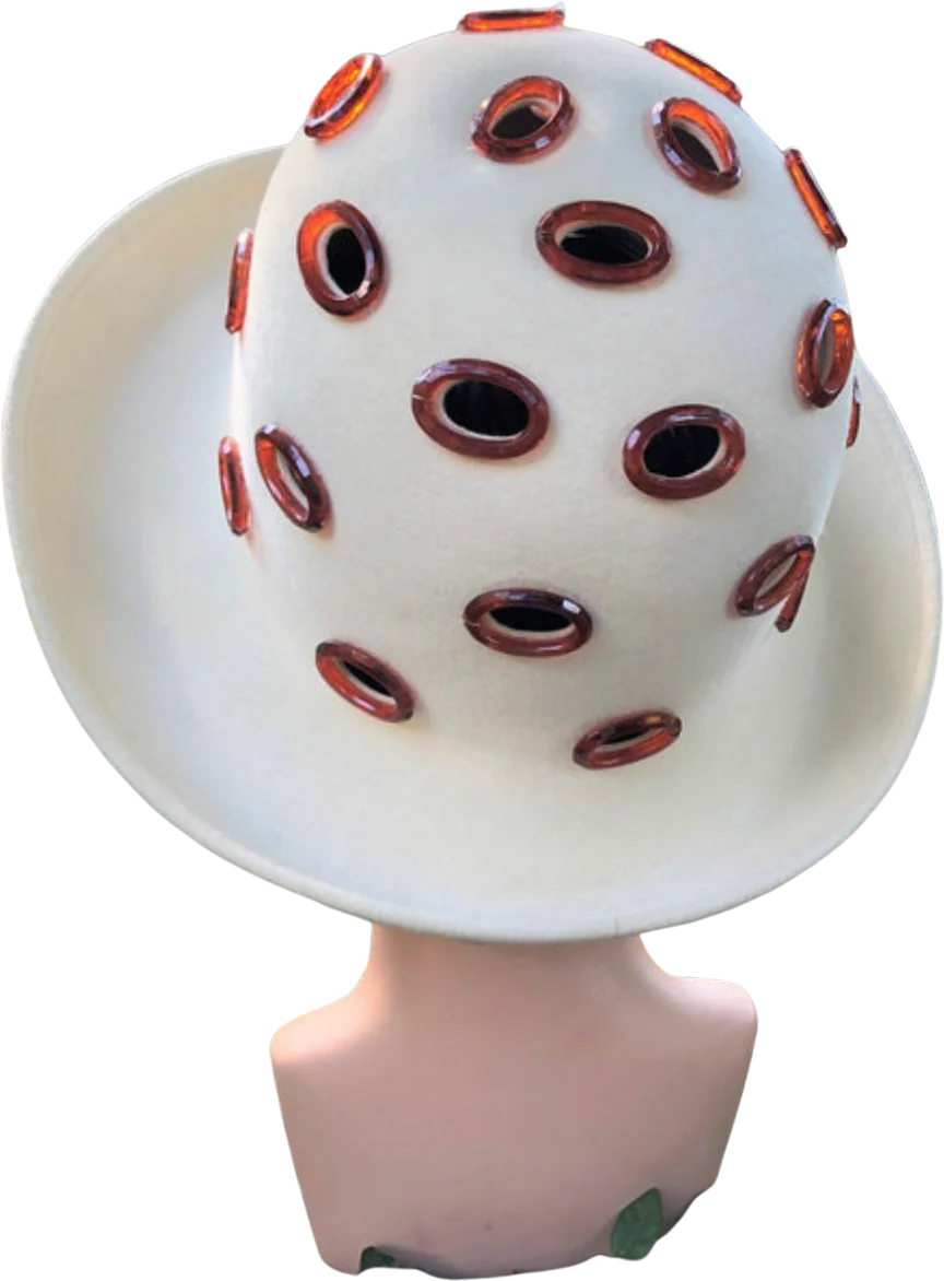 60s Christian Dior Chapeaux Hat Joske's Of Texas by The Alamo - Image 2