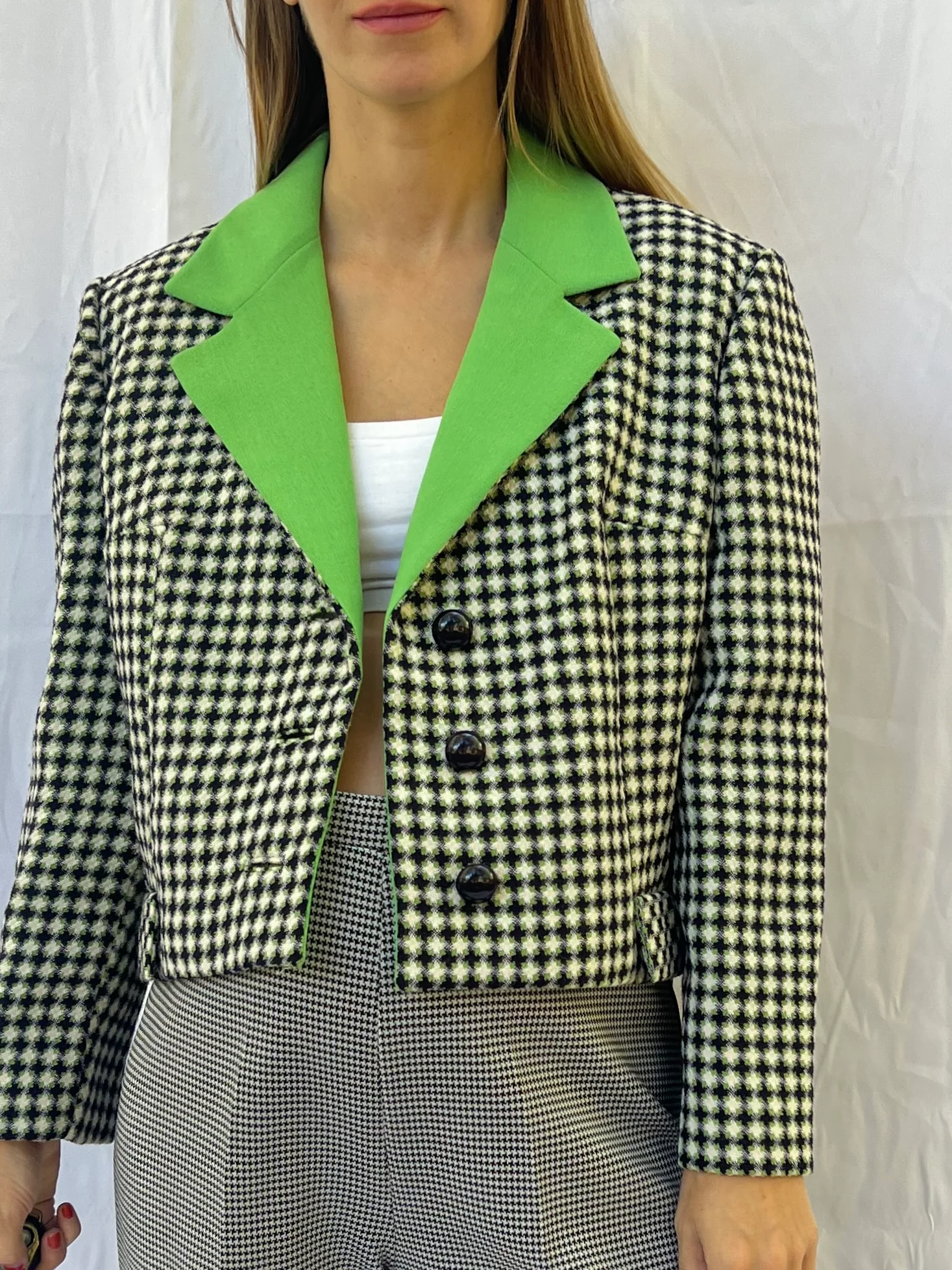 60s Crop Blazer Jacket - Image 5