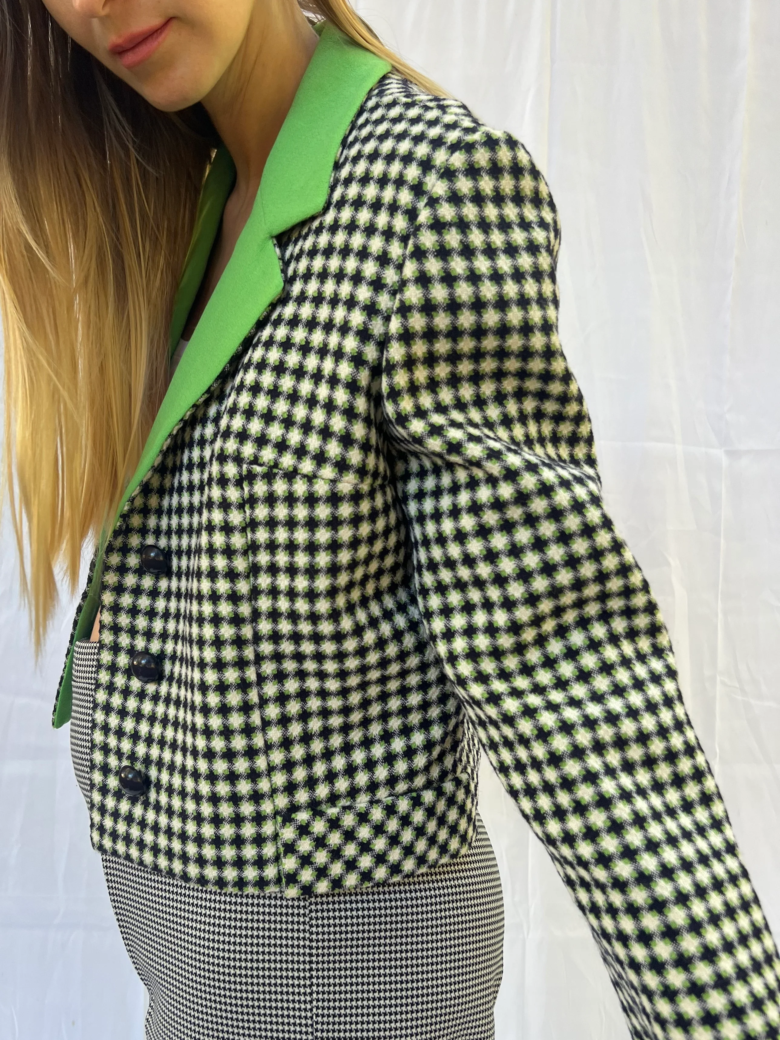 60s Crop Blazer Jacket - Image 6