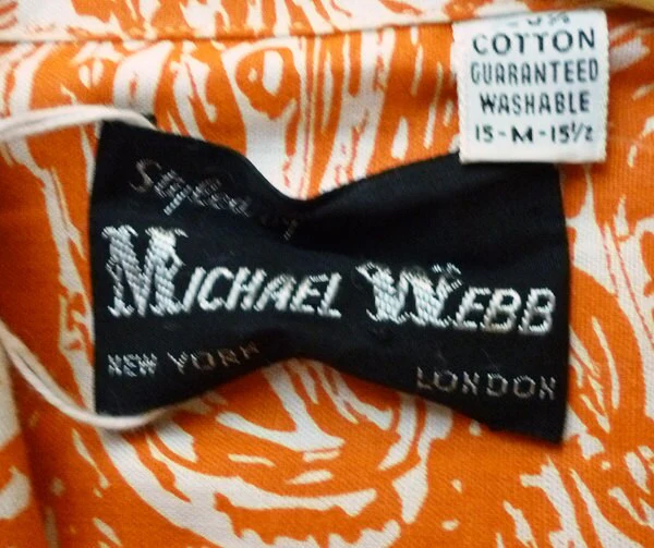 60s Deadstock Mod Shirt Designed by Michael Webb 15 12 by Tom Jones - Image 3