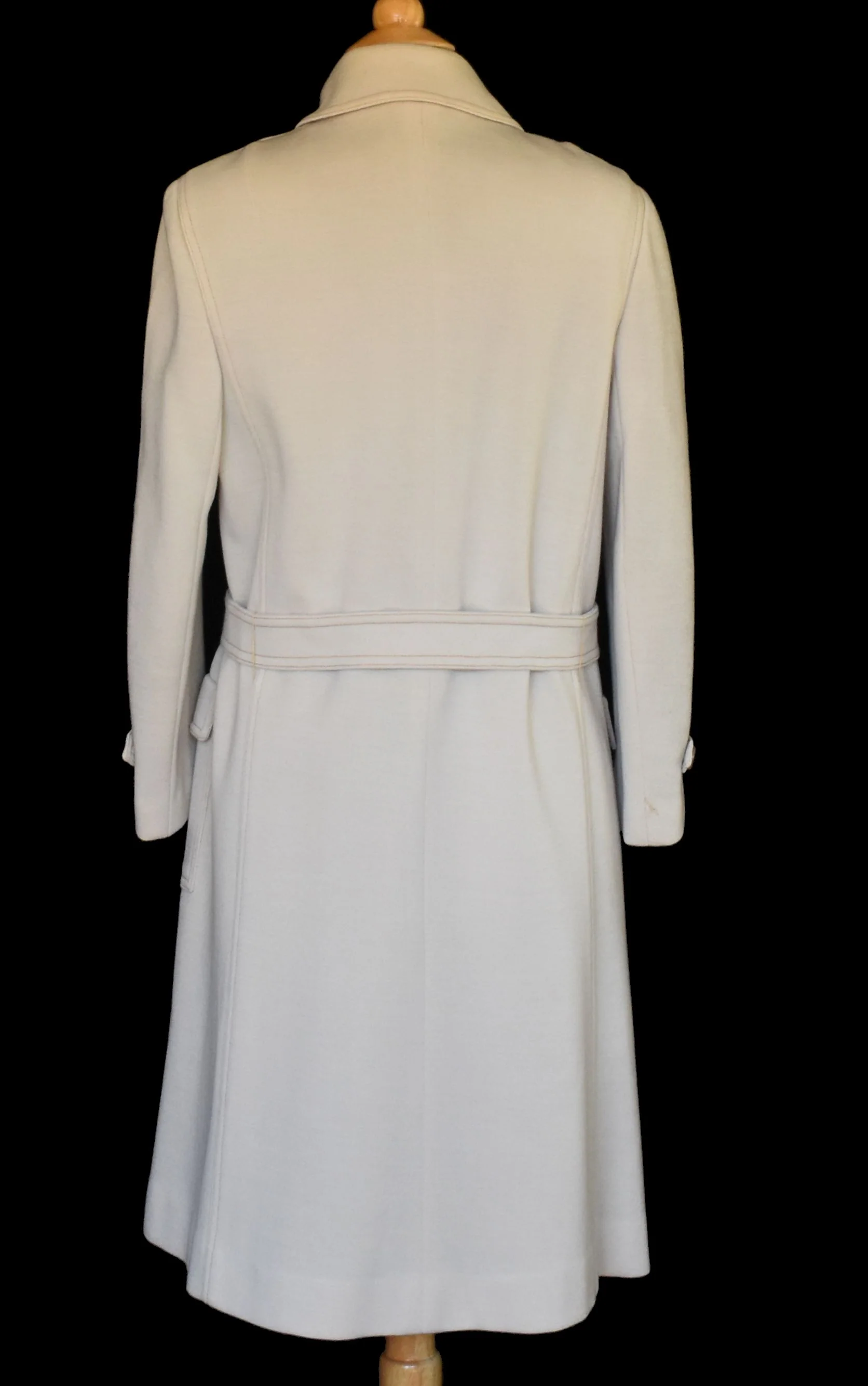 60s Dress And Double Breasted Coat Ensemble Set Suit By Butte Knits - Image 8