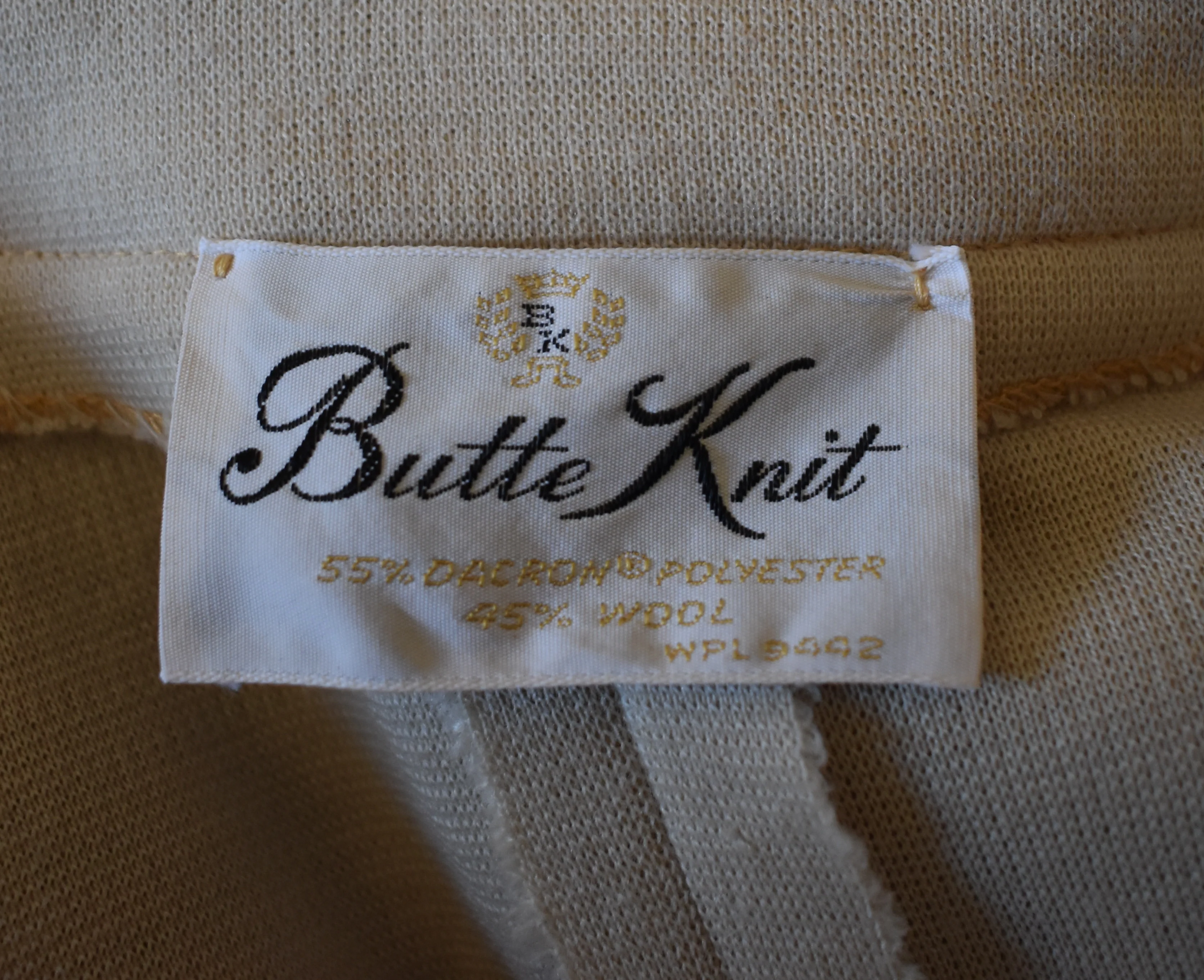 60s Dress And Double Breasted Coat Ensemble Set Suit By Butte Knits - Image 9
