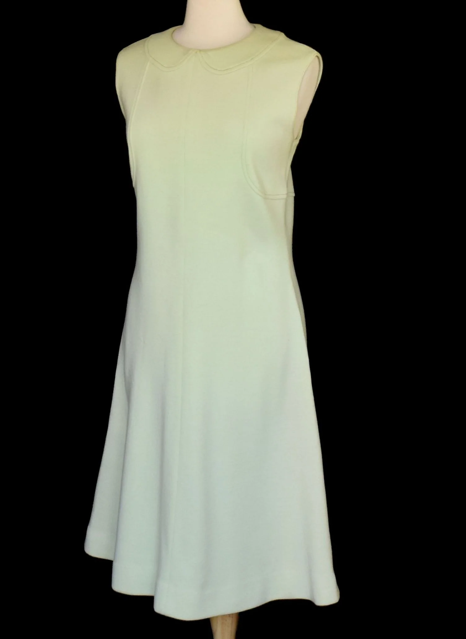 60s Dress And Jacket Two Piece Set In Celery Green M L By Kimberly - Image 11