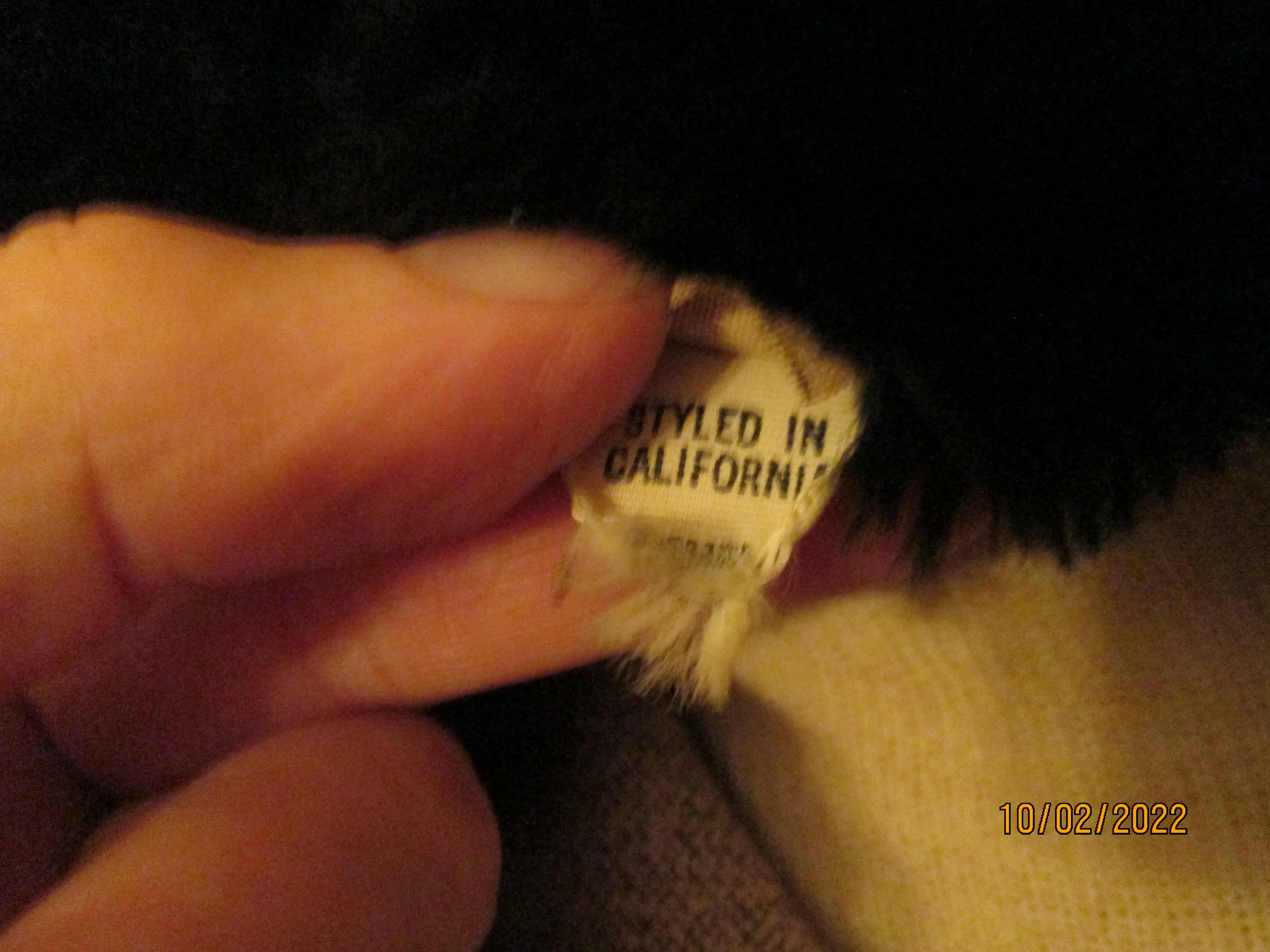 60s Fake Fur Jacket Black Fake Fur Peacoat by Styled in California - Image 10