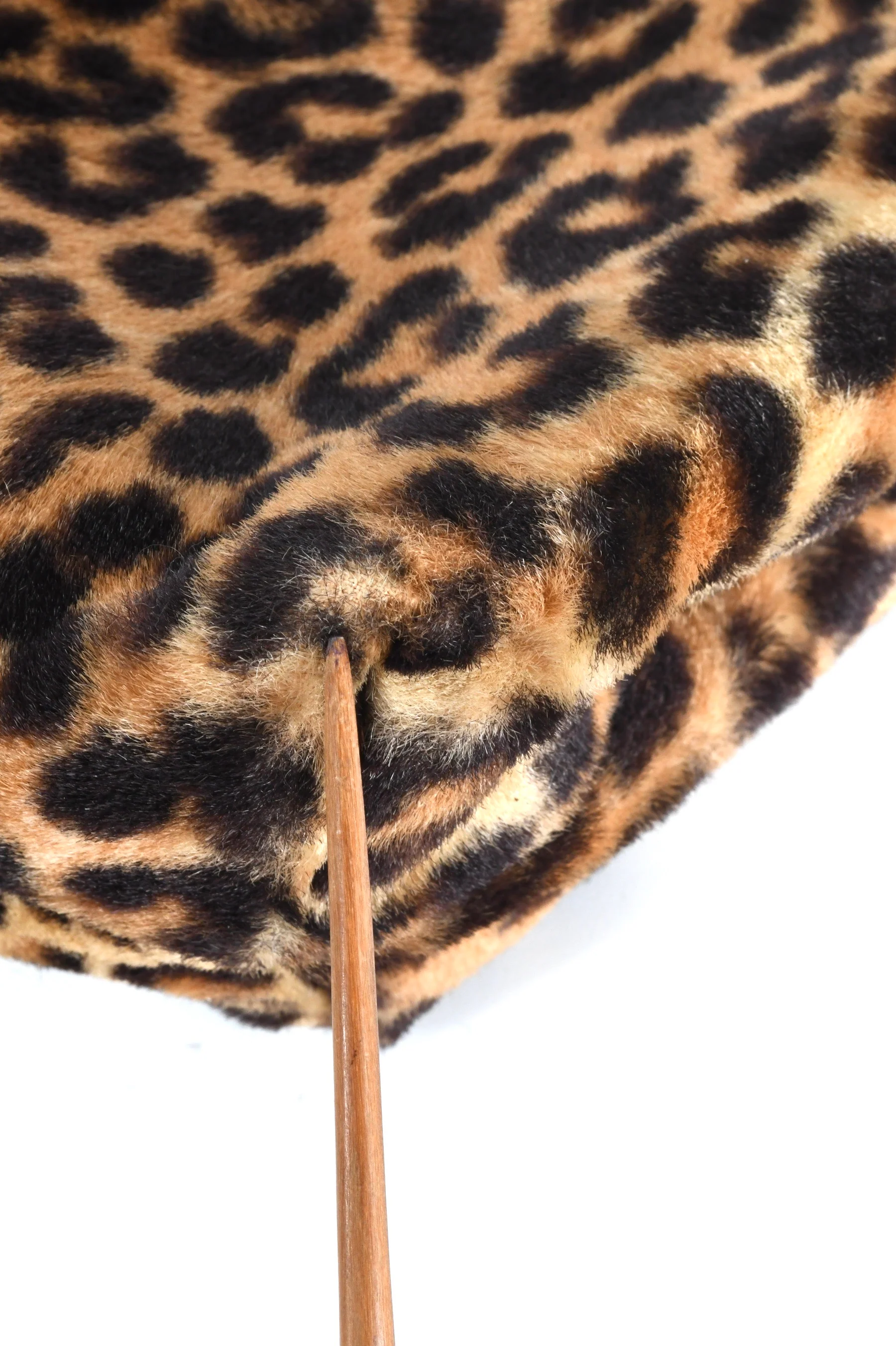 60s Faux Fur Leopard Mod Statement Handbag Purse By Ronay - Image 10
