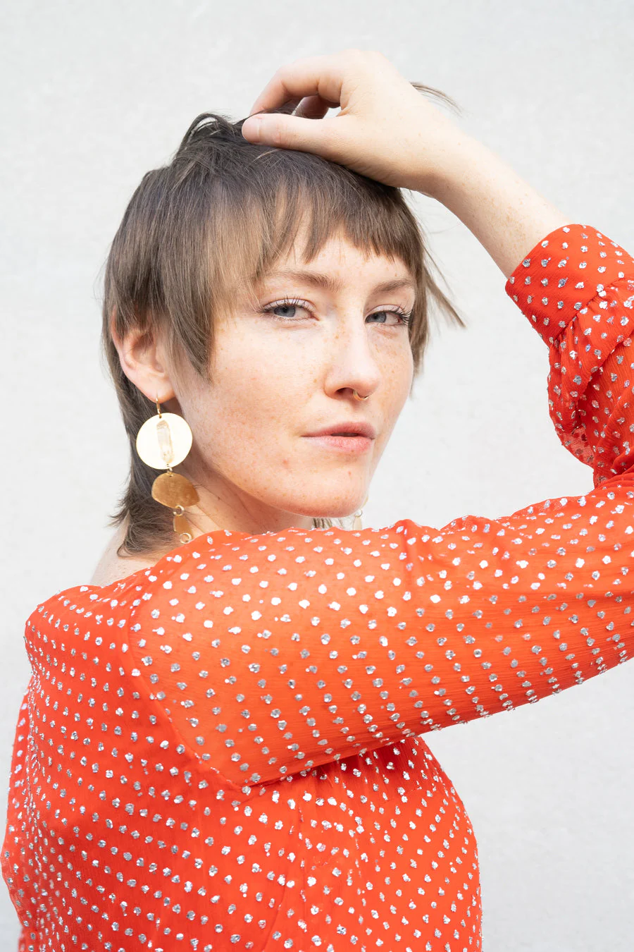 60s Fire Diamond Dress by Emma Domb - Image 13