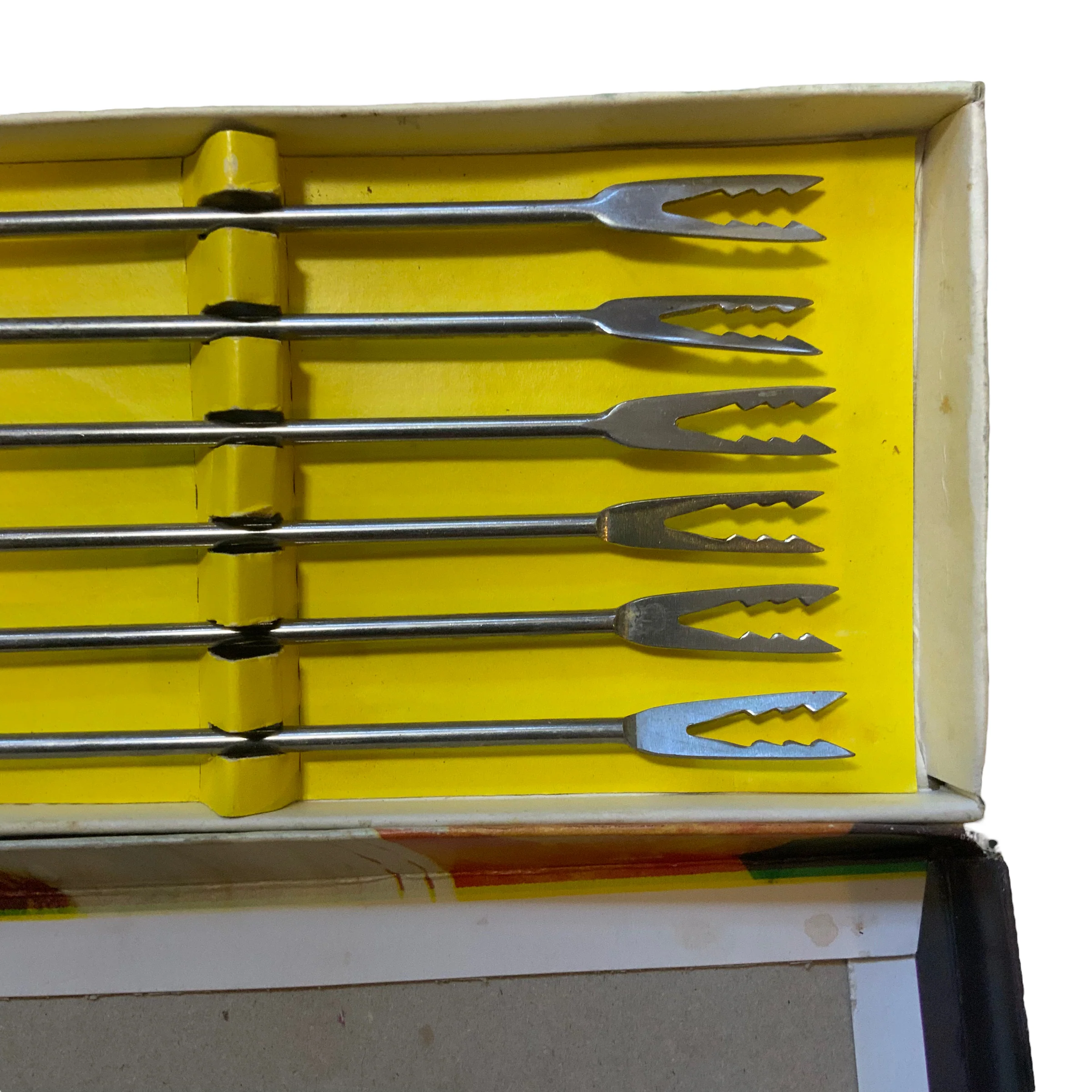 60s Fondue Forks (6) Montgomery Ward Made In Japan - Image 8