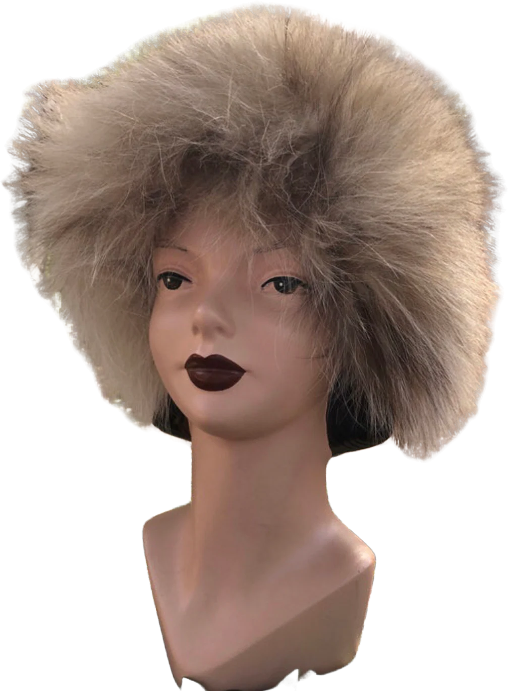 60s Fox Fur Hat  Fabulous Furs by Mr John